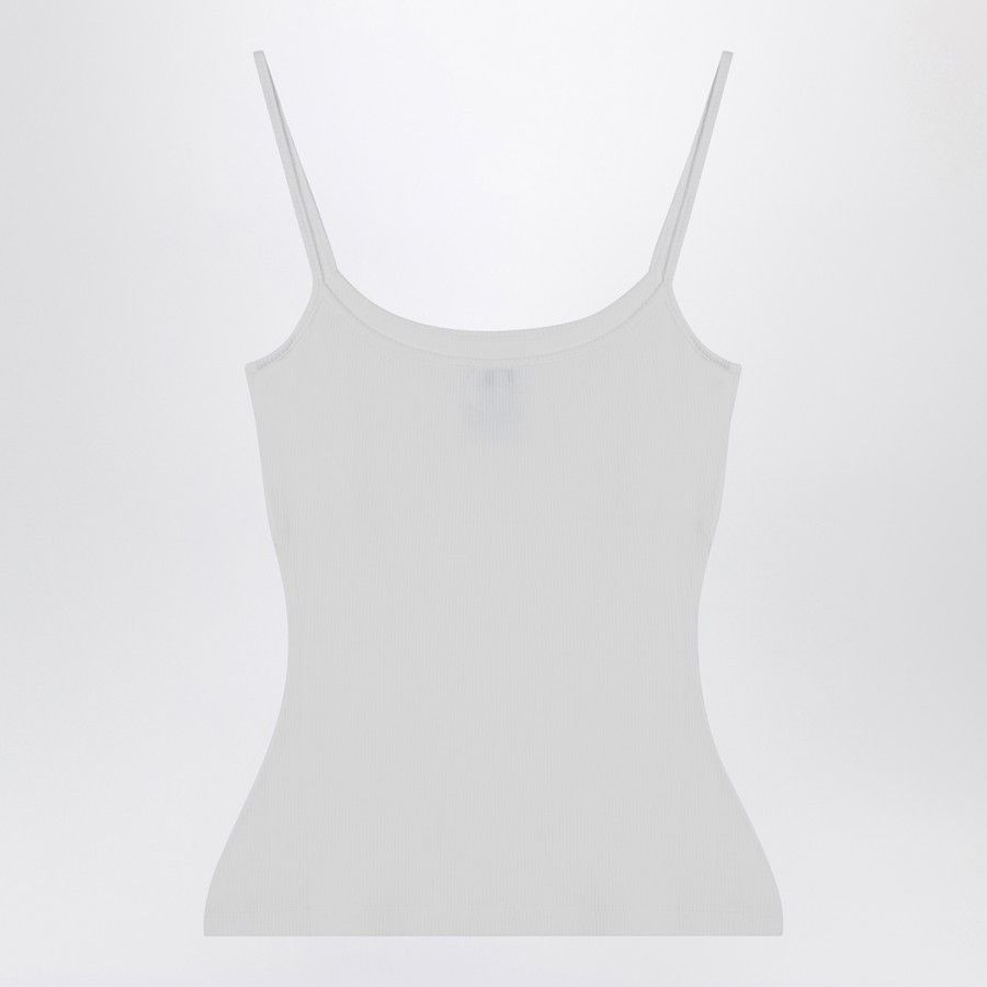 Loewe o1d2blof0824 Strap Top With Anagram Logo in White Size XS / US 0-2 / IT 36-38 - 2 Thumbnail