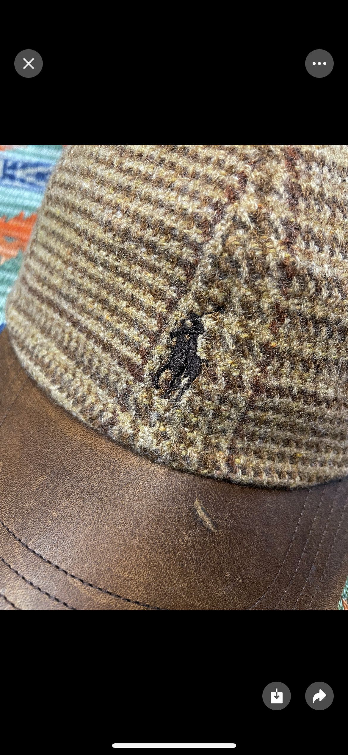 Polo Ralph Lauren Ralph Lauren Wool Leather Classic Baseball Hat Cap Size ONE SIZE - 2 Thumbnail