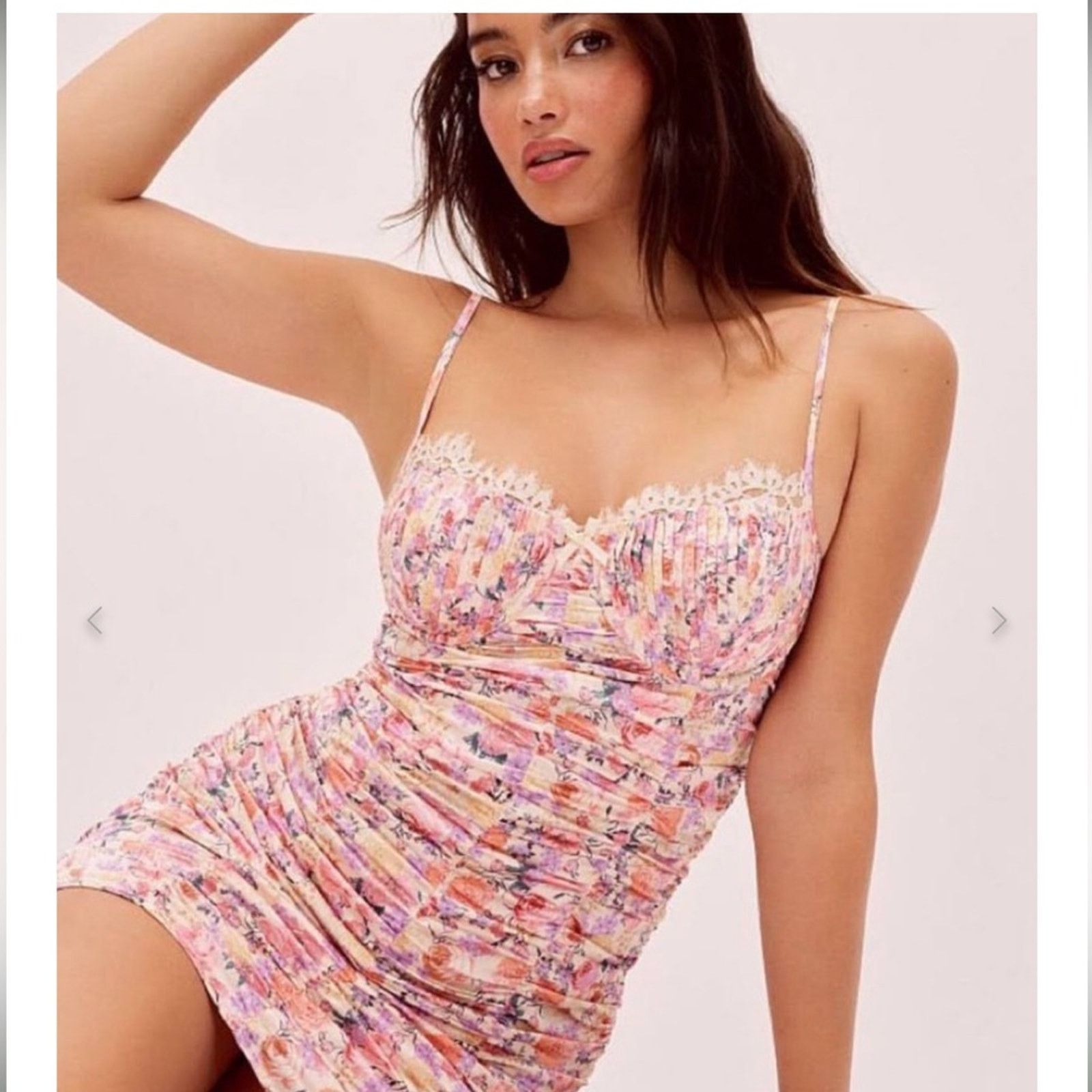 For Love & Lemons For Love & Lemons x Victoria’s Secret Gardenia Mini Dress Size XS / US 0-2 / IT 36-38 - 1 Thumbnail