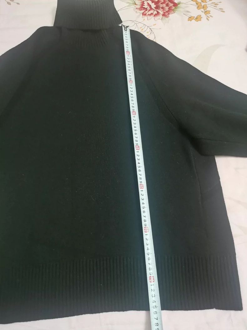 Y-3 Y-3 Black Wool Women's Sweater Size XS / US 0-2 / IT 36-38 - 2 Thumbnail