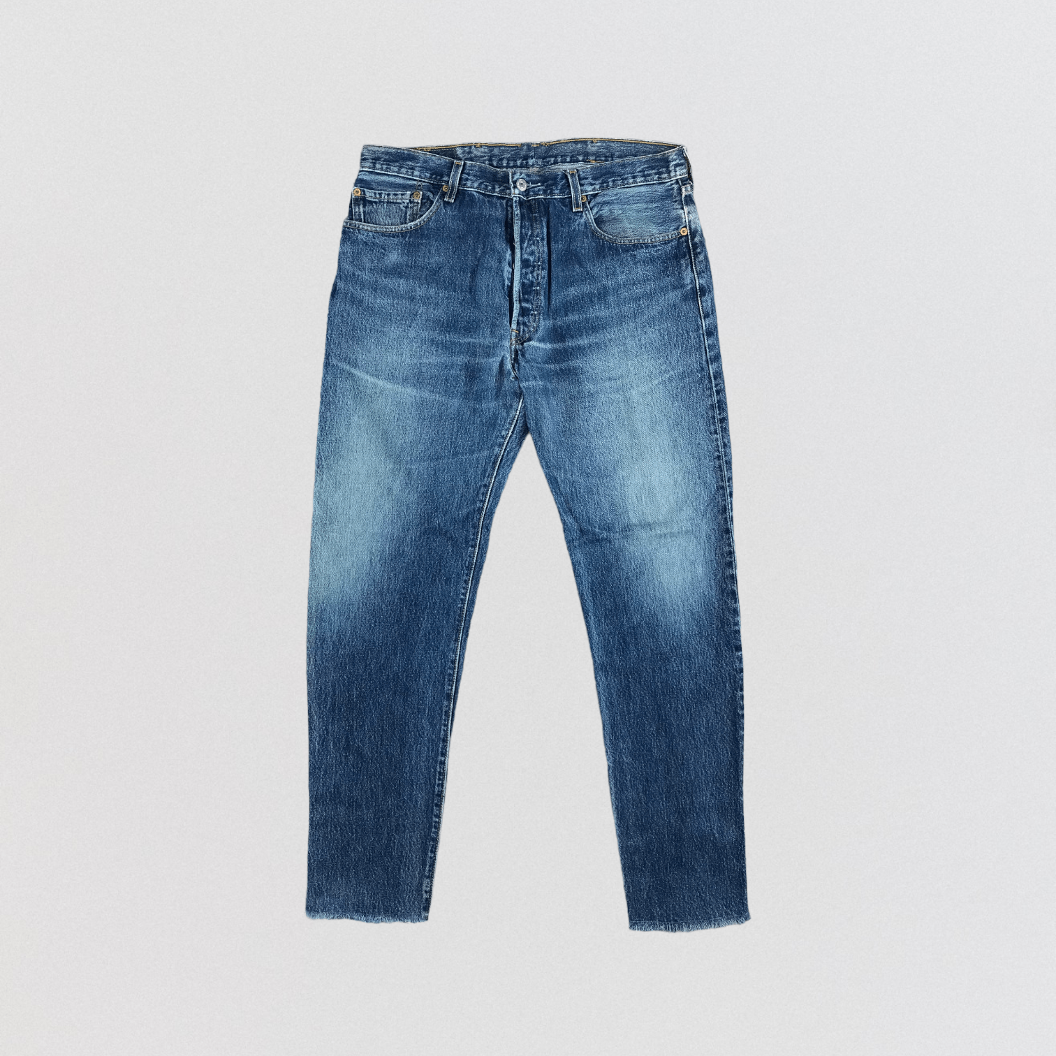 Levi's 90s Vintage Blue Wash Levis 501 Jeans-JM2378 Size US 36 / EU 52 - 1 Thumbnail