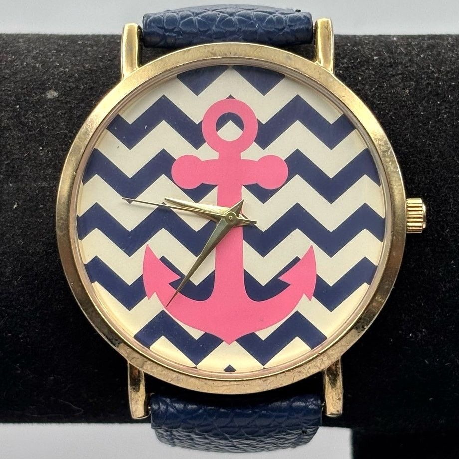 Other Gold & Blue Anchor Men's Watch Size ONE SIZE - 1 Thumbnail