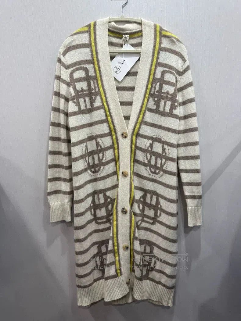 Hermes Hermes Long Cardigan 100% Cashmere. Size US S / EU 44-46 / 1 - 1 Thumbnail