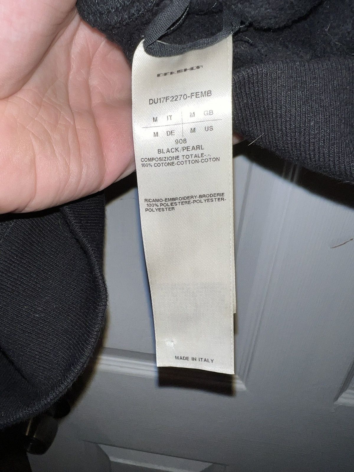 Rick Owens × Rick Owens Drkshdw Drkshdw logo crewneck Size US M / EU 48-50 / 2 - 3 Thumbnail