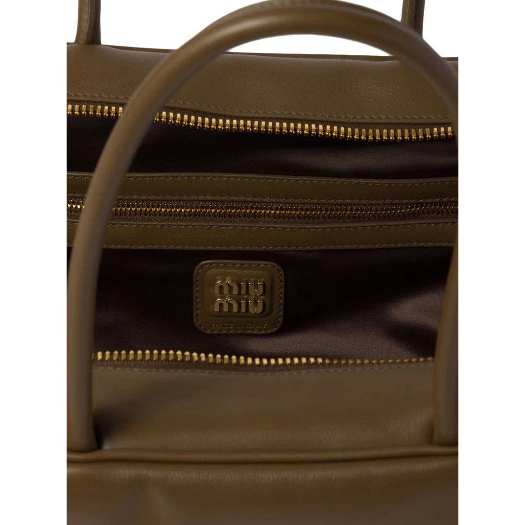 Miu Miu MIU MIU Beau Large $3850 Tundra Leather Top Handle New And A Size ONE SIZE - 4 Thumbnail