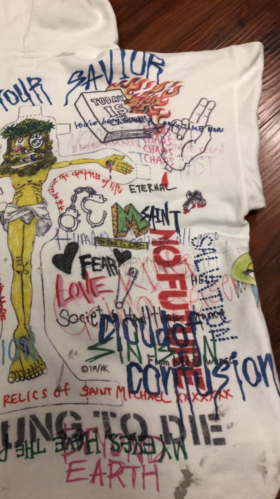 Saint Michael × Takashi Murakami Saint Michael x Takashi Murakami Hoodie XL Size US XL / EU 56 / 4 - 13 Thumbnail