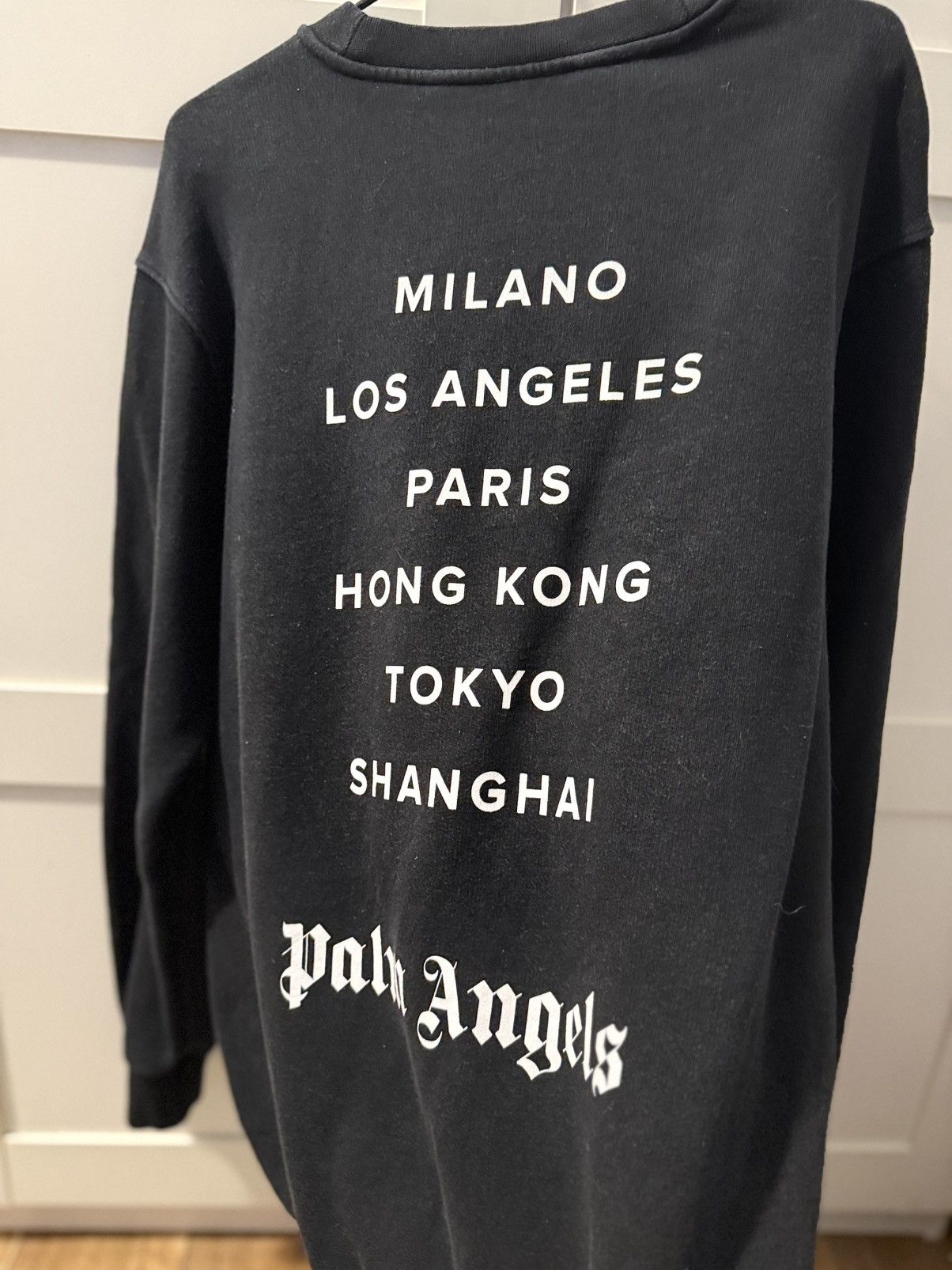 Palm Angels PALM ANGELS Spray Logo Los Angeles SS21 Crewneck Size US S / EU 44-46 / 1 - 5 Thumbnail