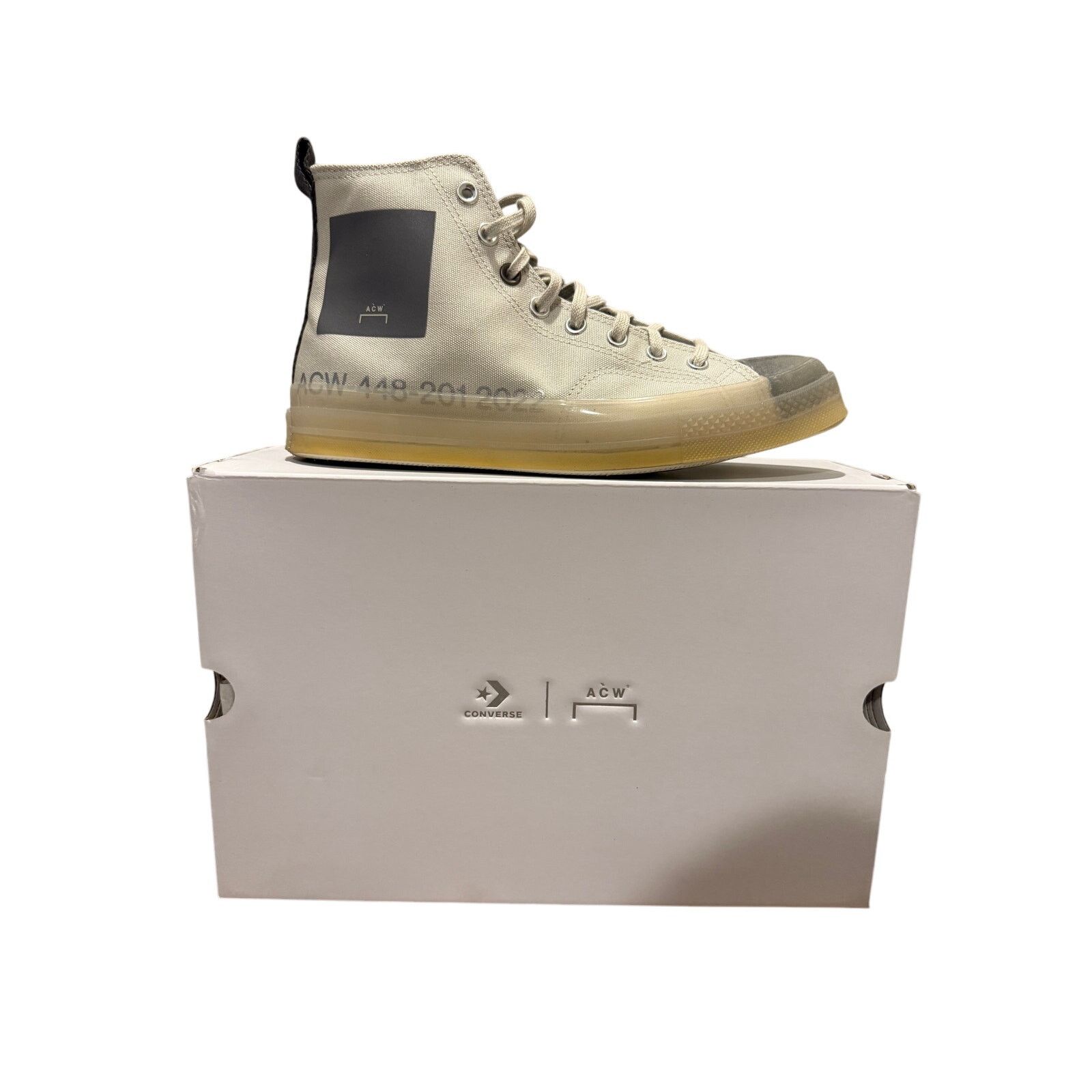 Converse A Cold Wall Chuck 70 Geo Sneakers Lily White Men\'s 9 Women\'s 11 Converse x A-Cold-Wall* Chuck 70 Geo Forma Hi – Extra Butter main image 3