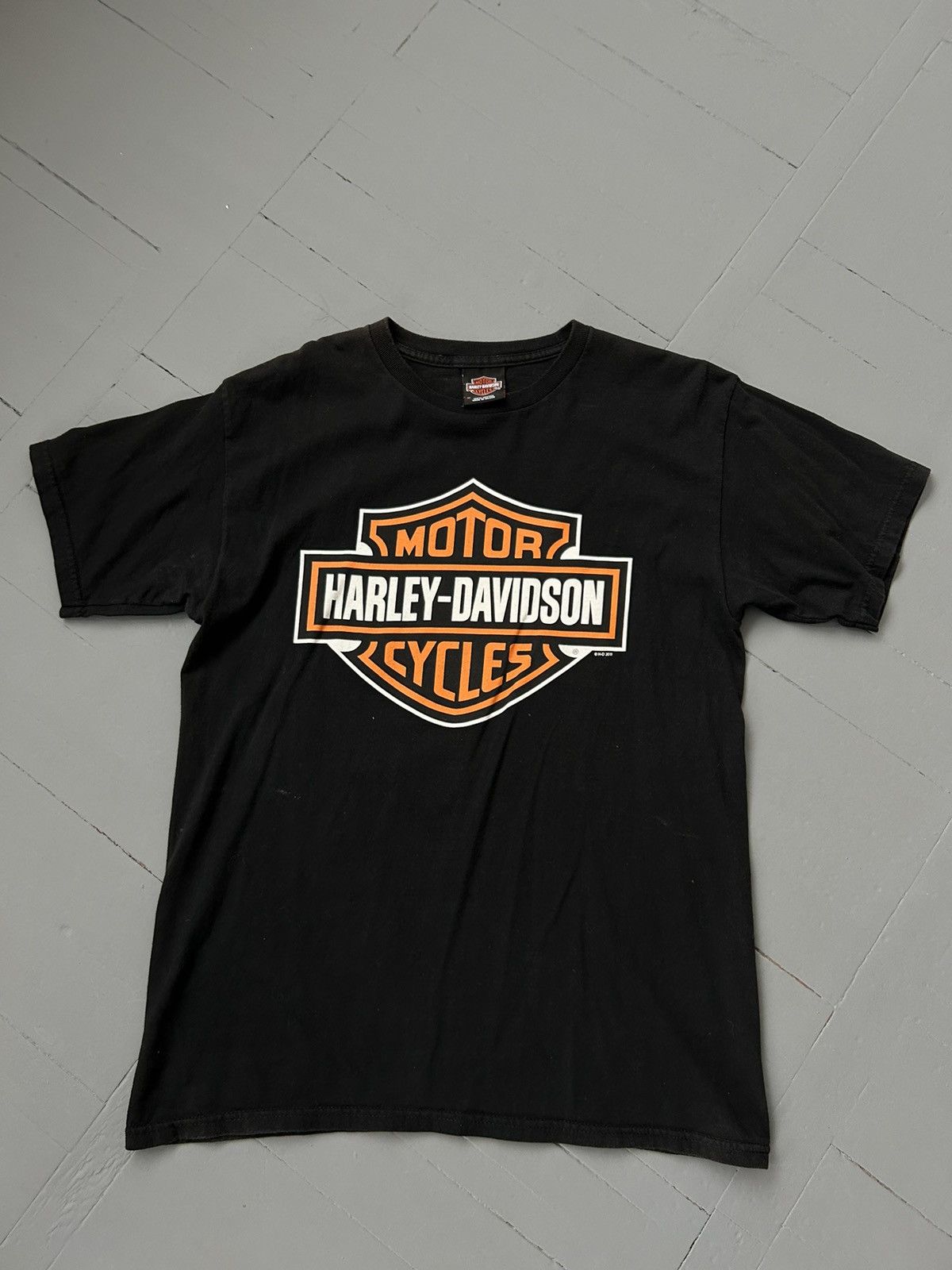 T-shirt Vintage Harley Davidson Noir - Taille M/L, Occasion En Très Bon état