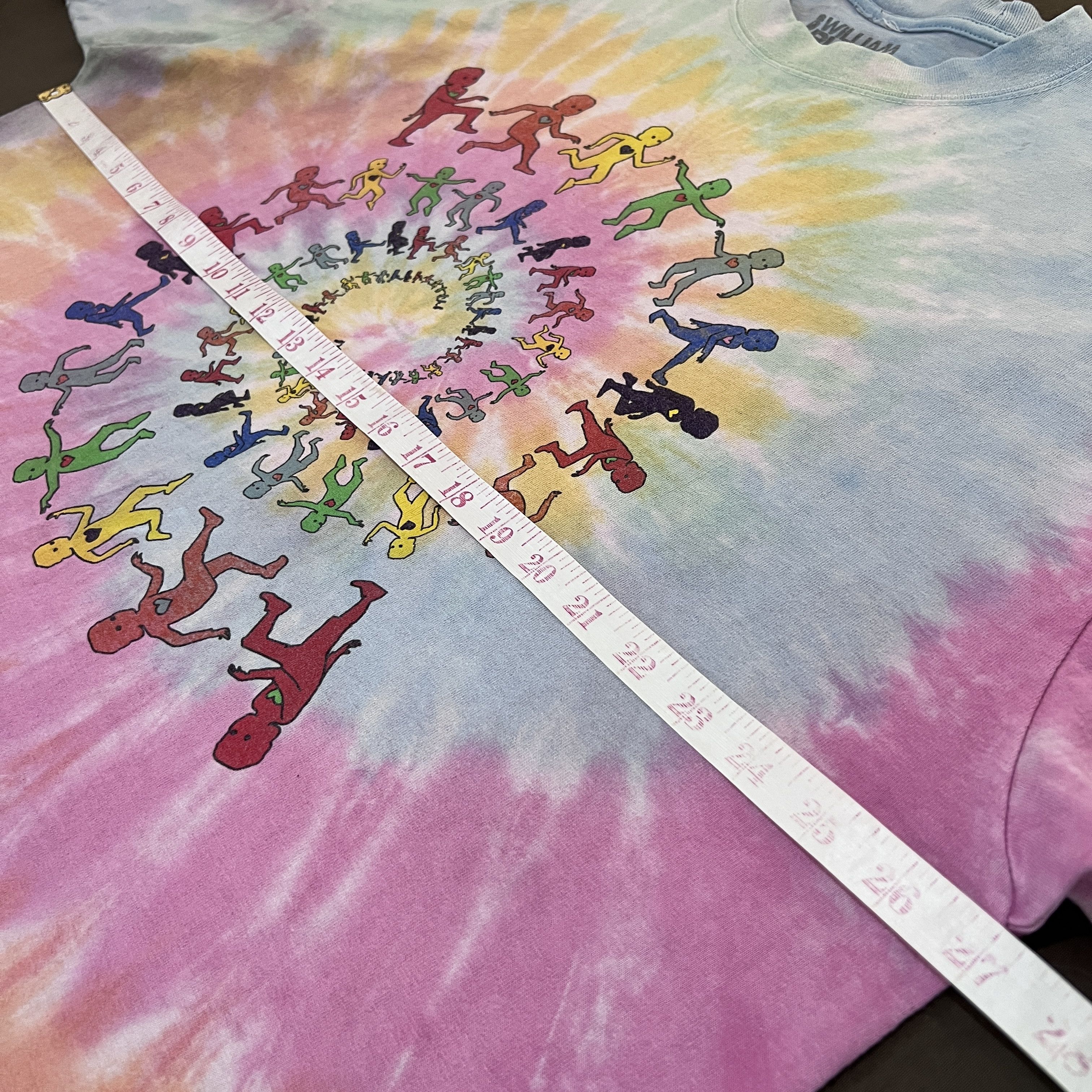 Other Dancing Spiral Tie Dye Tee 2XL Oversized Psychedelic Size US XXL / EU 58 / 5 - 9 Thumbnail