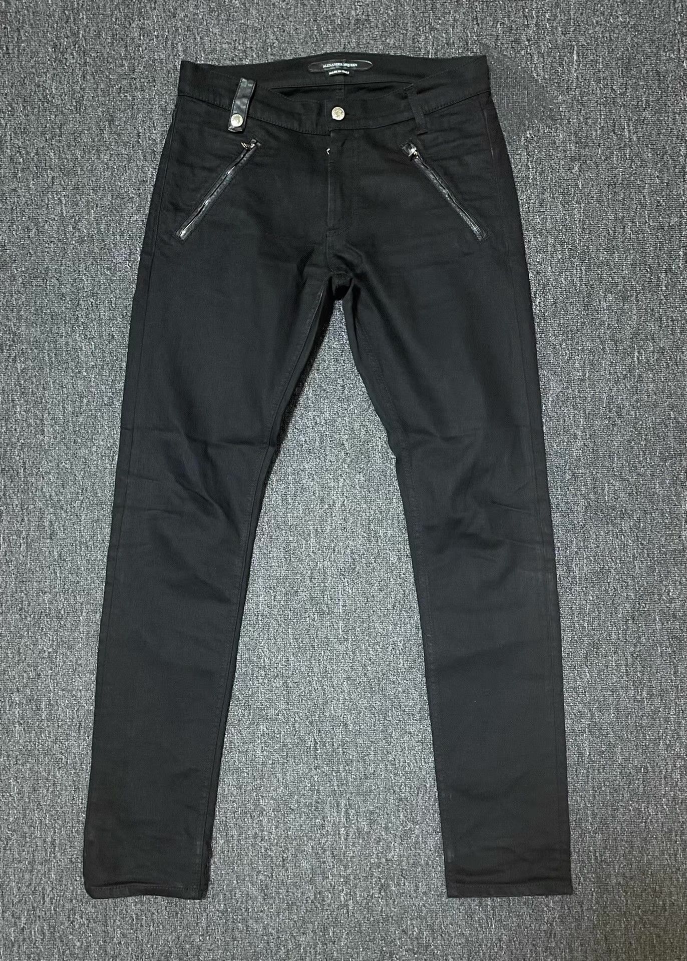 Alexander McQueen Alexander McQueen black jeans Q4 Size US 34 / EU 50 - 1 Thumbnail
