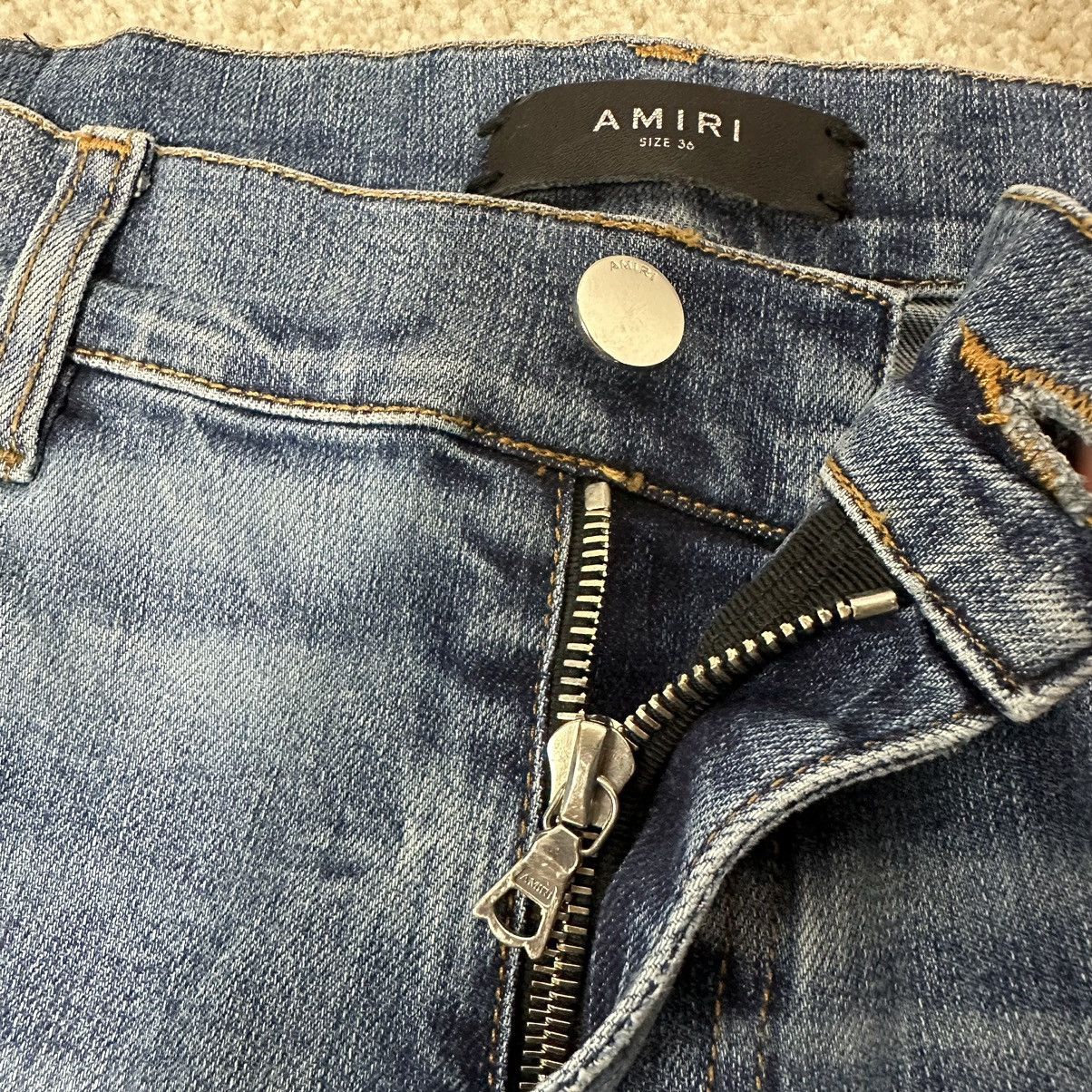 Amiri Amiri Jeans 307 Skinny Stretch Washed Denim size 34 / L #307 Size US 34 / EU 50 - 5 Thumbnail