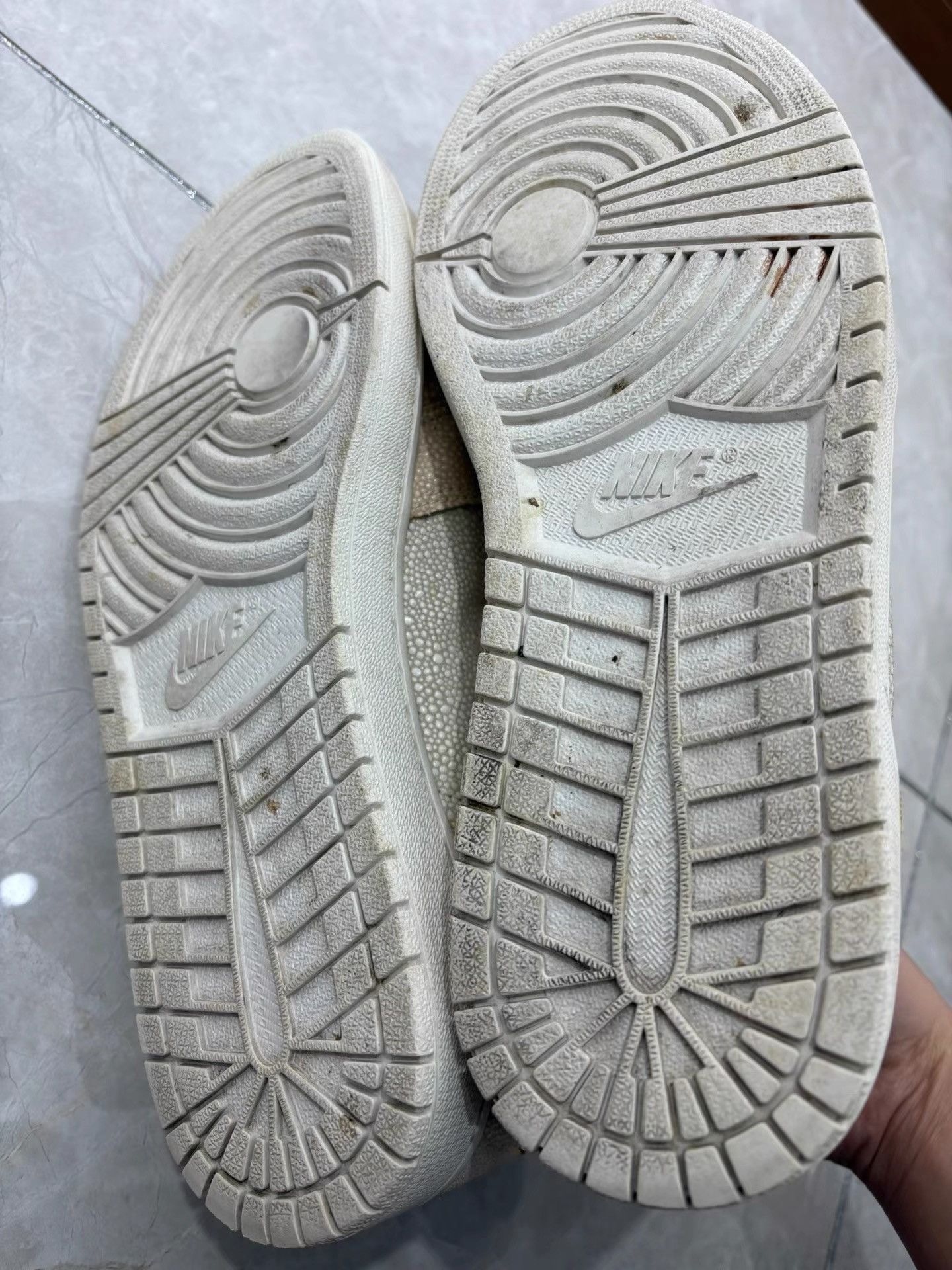 Nike Nike Air Jordan 1 Platinum Peak Skate Shoes K29 Size US 12 / EU 45 - 5 Thumbnail