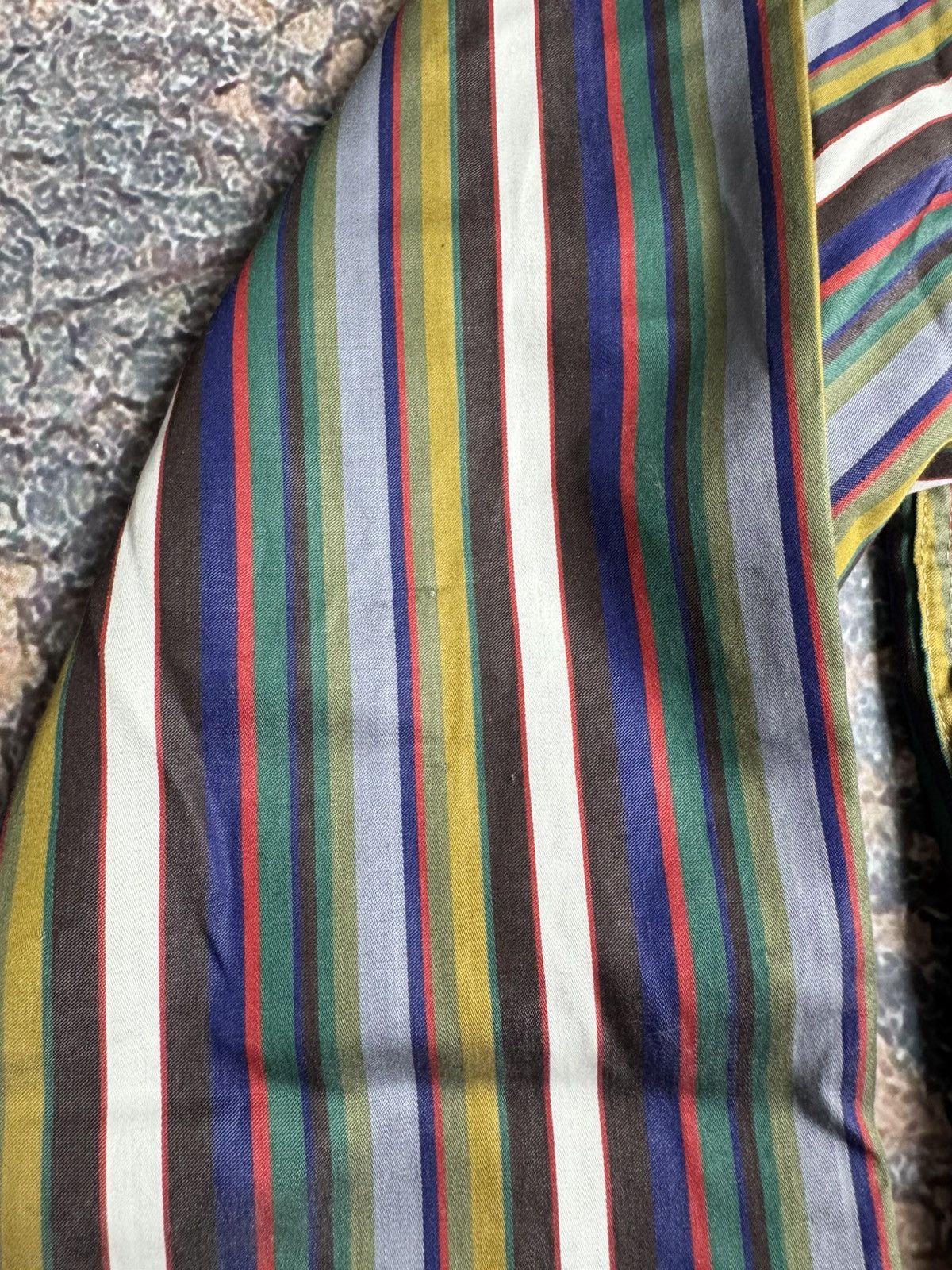 Etro Etro Multicolor Striped Button Down Shirt Italian Size 42 Size US M / EU 48-50 / 2 - 8 Thumbnail