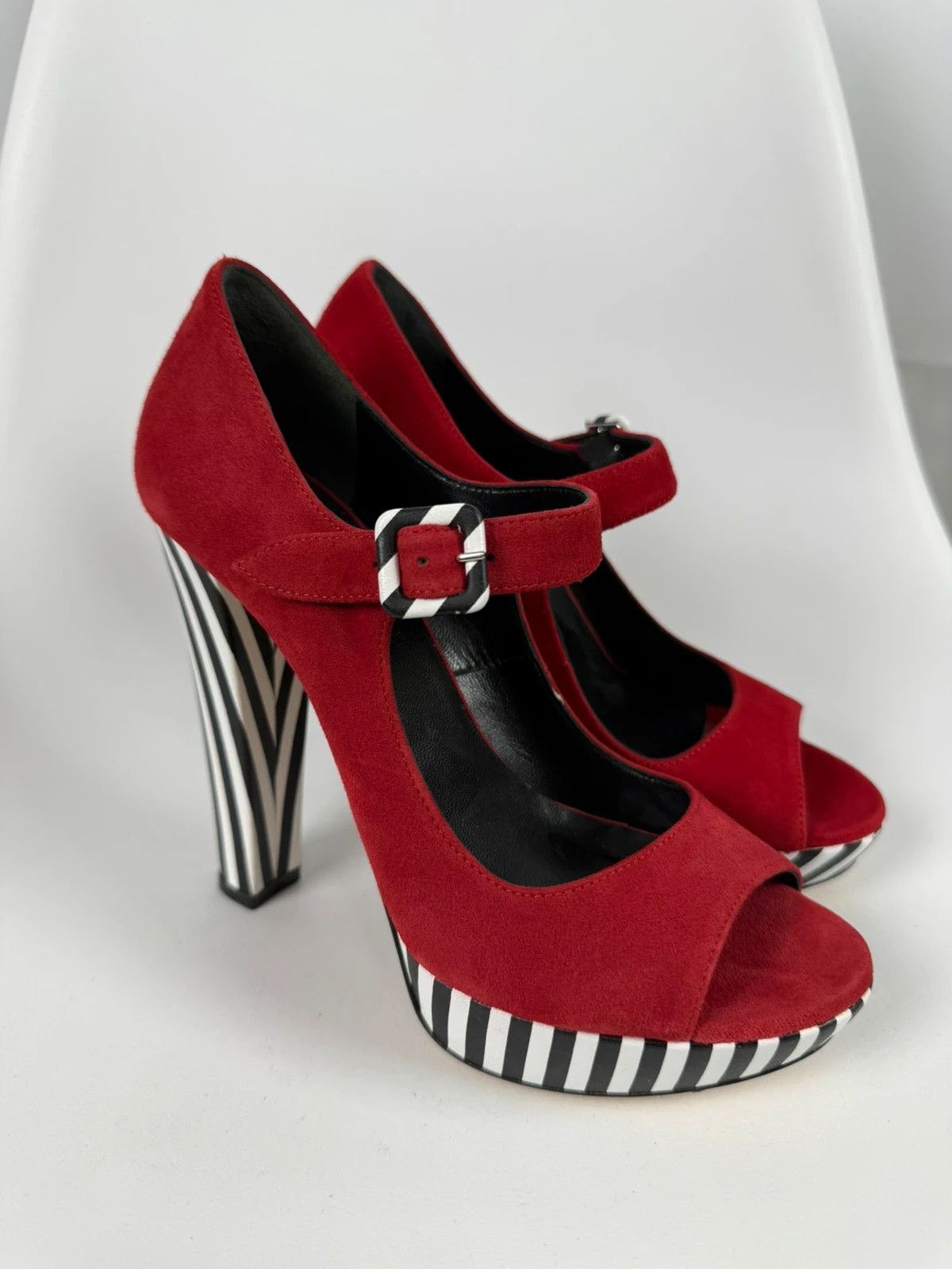 Other Loriblu Italy Suede Sandals Heels size 39.5 Size US 9.5 / IT 39.5 - 1 Thumbnail