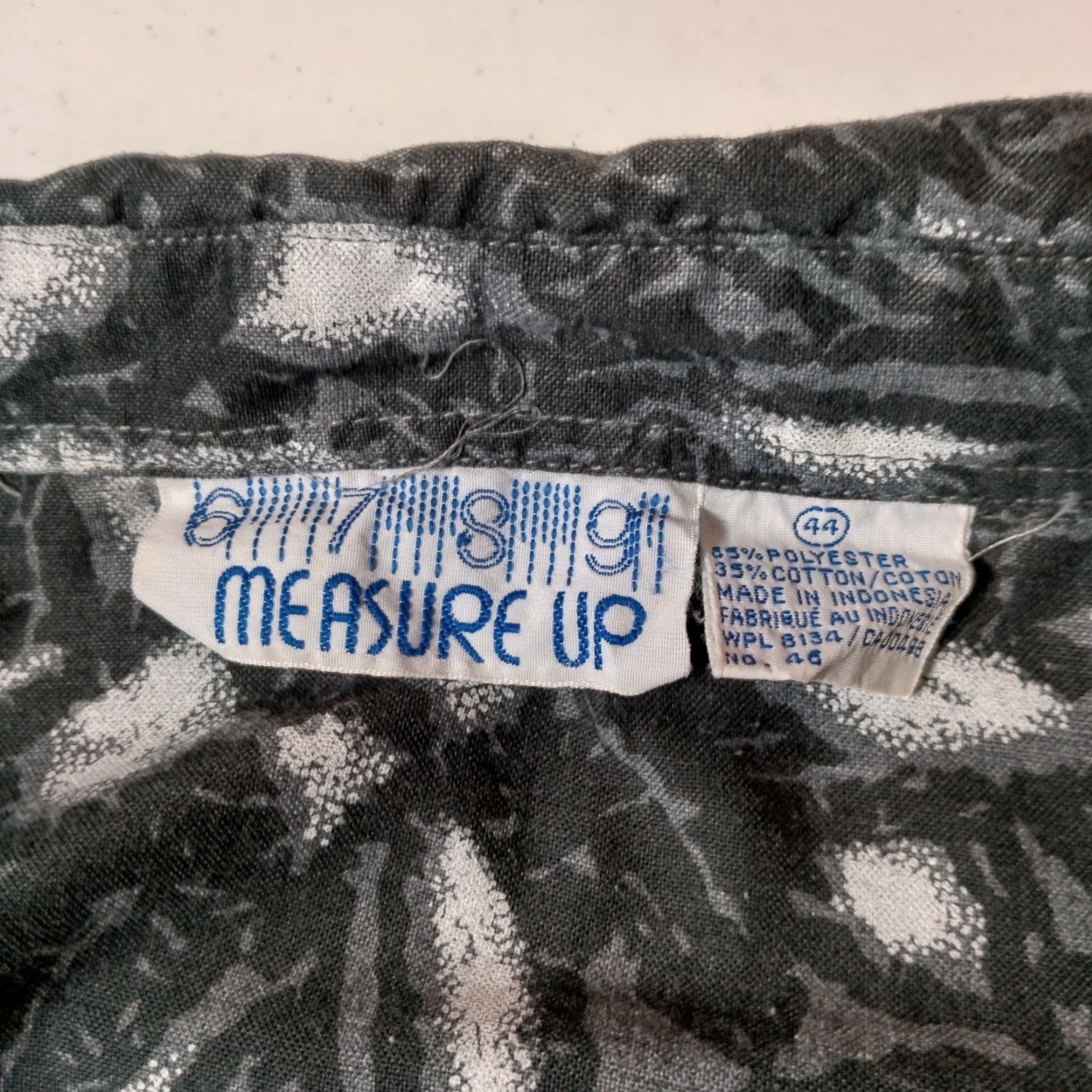 Etro VINTAGE Measure Up Shirt Men 2XL Gray Floral Abstract Retro Button-Up Long Sleeve Collared Vintage 1990s Mens Baseball Size US XXL / EU 58 / 5 - 4 Thumbnail