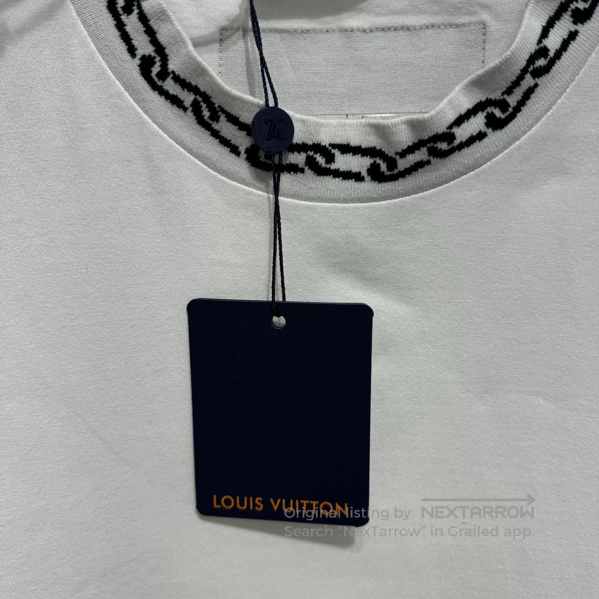 Louis Vuitton Louis Vuitton White Logo Short Sleeve T. Size US S / EU 44-46 / 1 - 4 Thumbnail