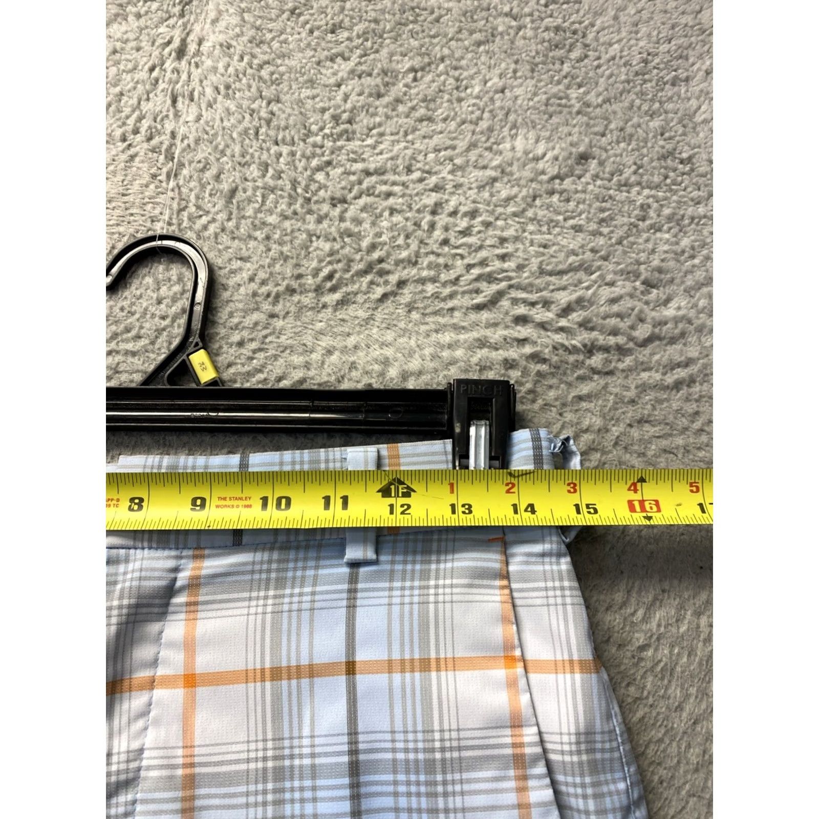 Nike Nike Dri-Fit Golf Shorts Mens 28 Blue Orange Plaid Athletic Moisture Wicking Elastic Waist Snap Closure Summer Activewear - Nike Dri-Fit Size US 28 / EU 44 - 3 Thumbnail