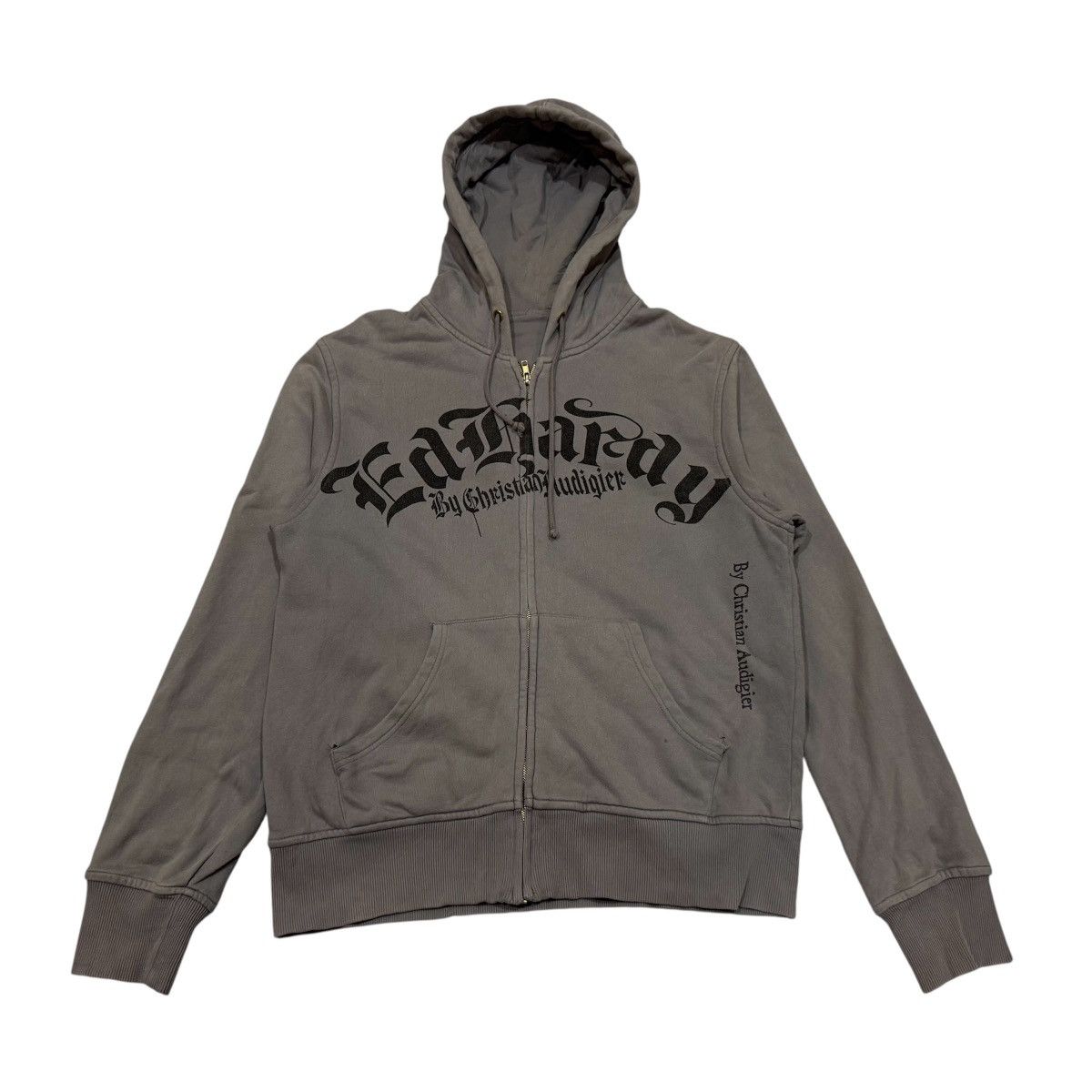 Ed Hardy Vintage Y2K Ed Hardy Skull Tiger Zip Up Hoodie Grey Tattoo Size US L / EU 52-54 / 3 - 4 Thumbnail