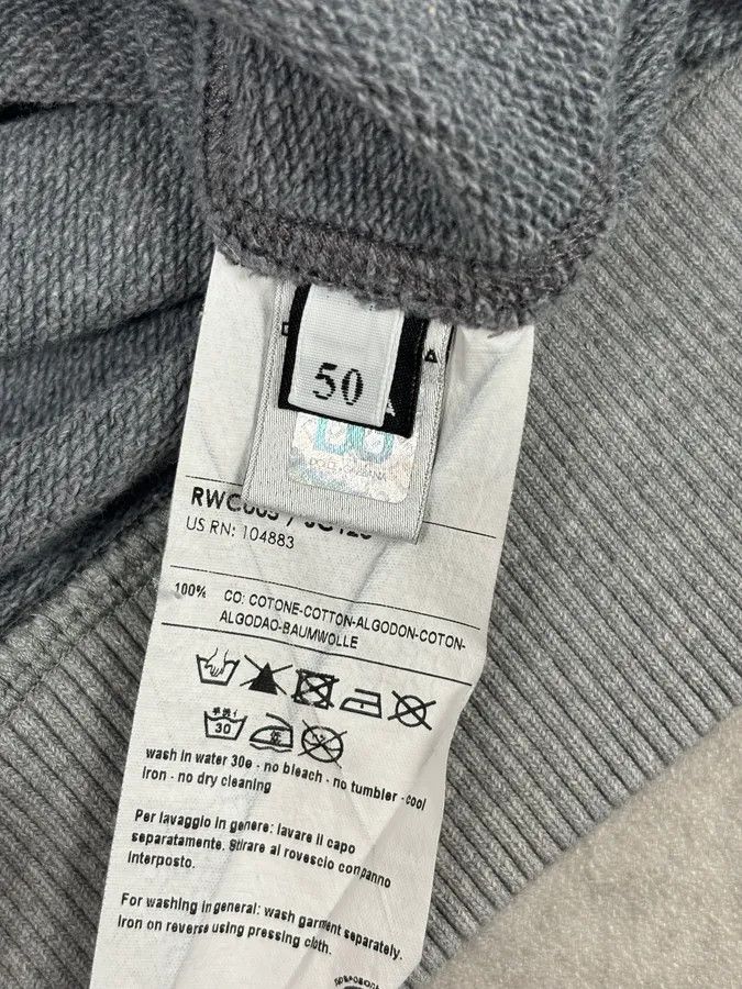 Dolce & Gabbana 2000s Dolce & Gabbana Grey Embroidered Nothing to Lose Hoodie Size US M / EU 48-50 / 2 - 9 Thumbnail