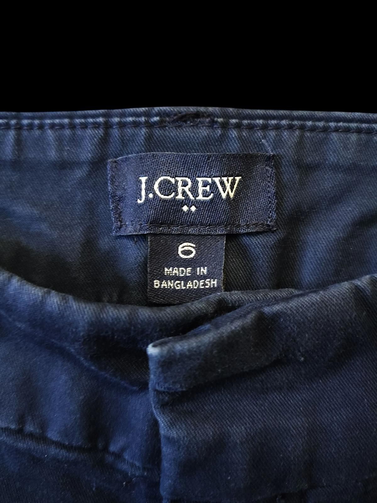 Designer J Crew Casual Navy Blue Shorts Size 28" / US 6 / IT 42 - 5 Thumbnail