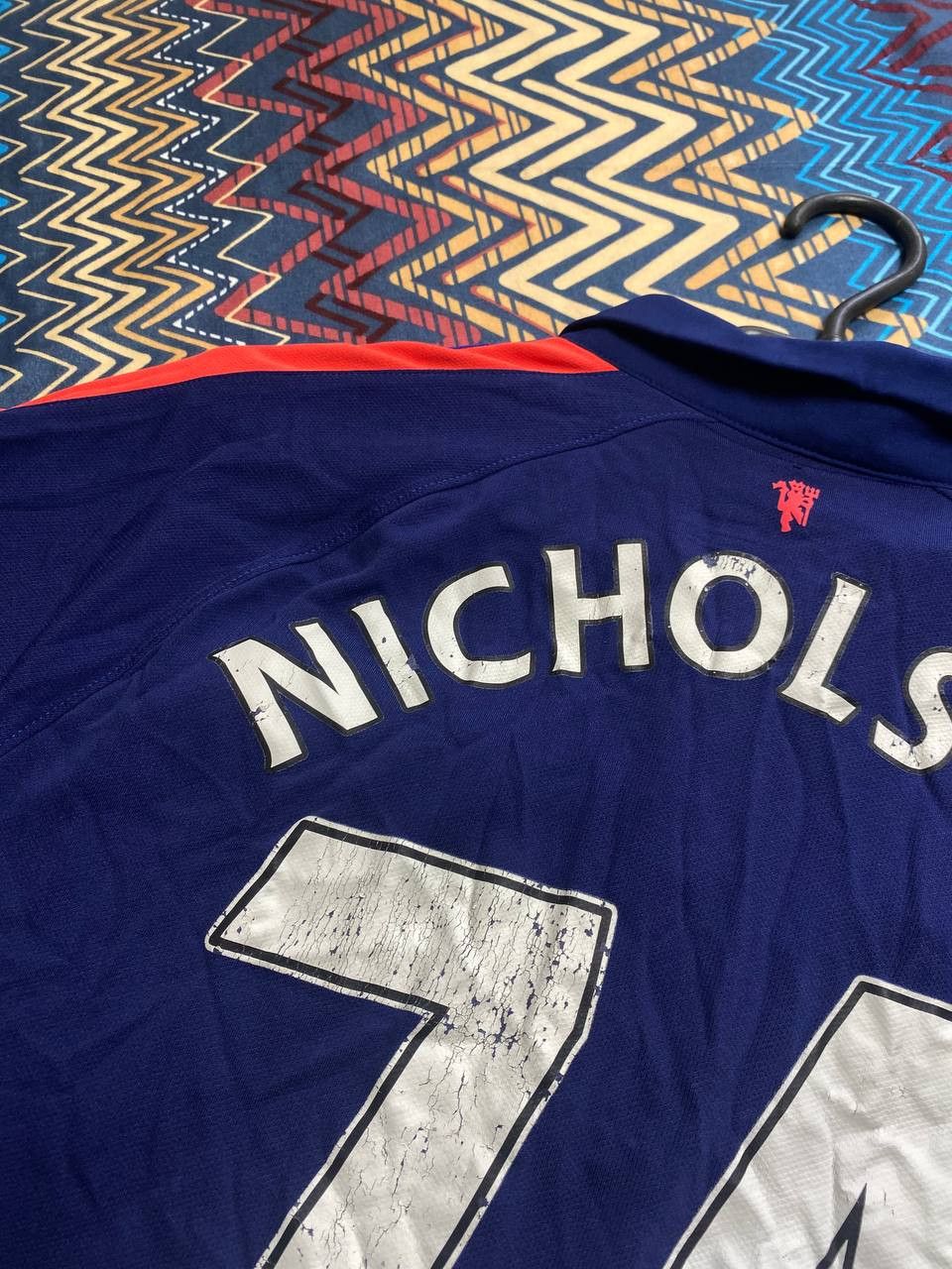 Nike × Vintage Vintage Nike Manchester United Away Kit Jersey Size US L / EU 52-54 / 3 - 13 Thumbnail
