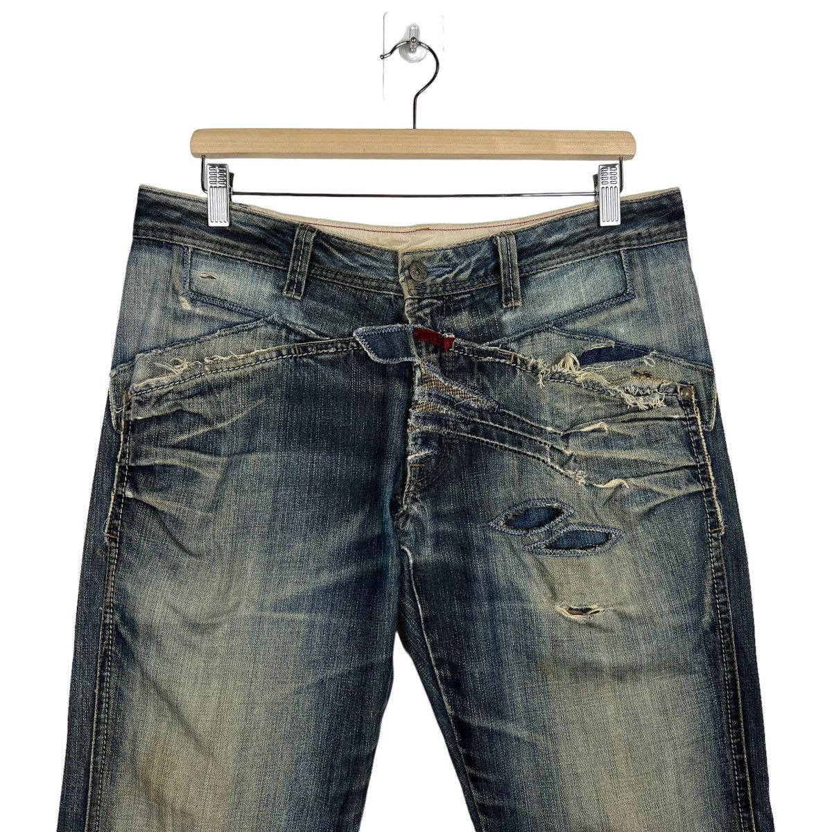 Marithe + Francois Girbaud 🔥 MARITHE FRANCOIS GIRBAUD TEQ DESIGN DENIM Size US 34 / EU 50 - 3 Thumbnail