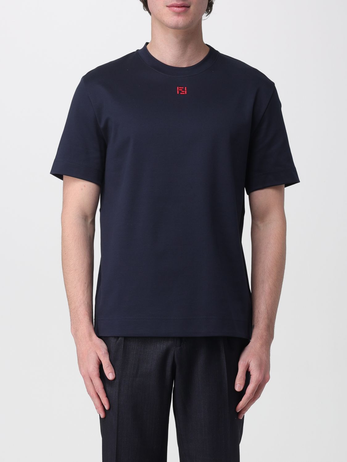 Fendi Fendi T-Shirt Men Blue Size US S / EU 44-46 / 1 - 1 Thumbnail