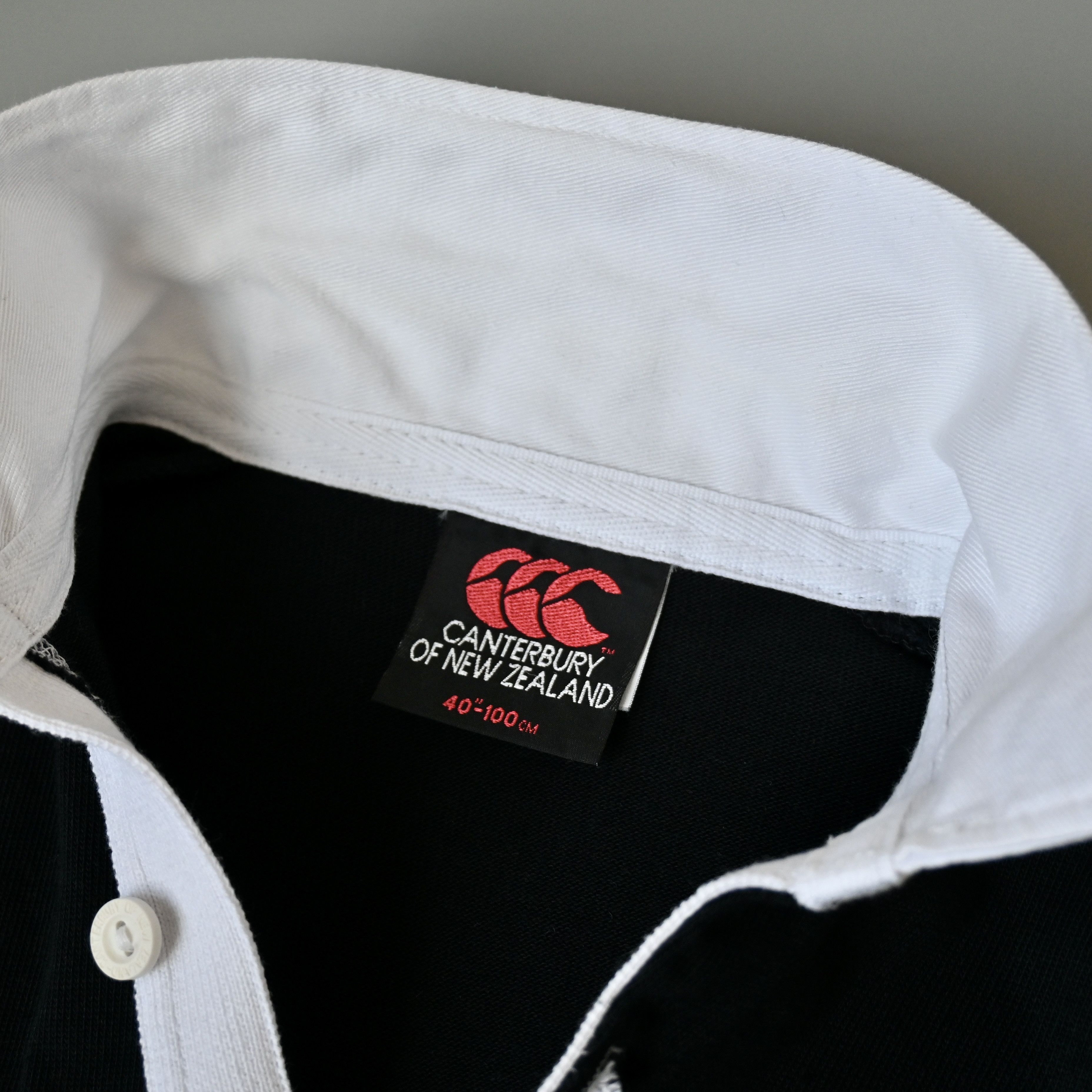 Canterbury of New Zealand VTG 1990-92 Canterbury x New Zealand All Blacks rugby shirt Size US M / EU 48-50 / 2 - 6 Thumbnail