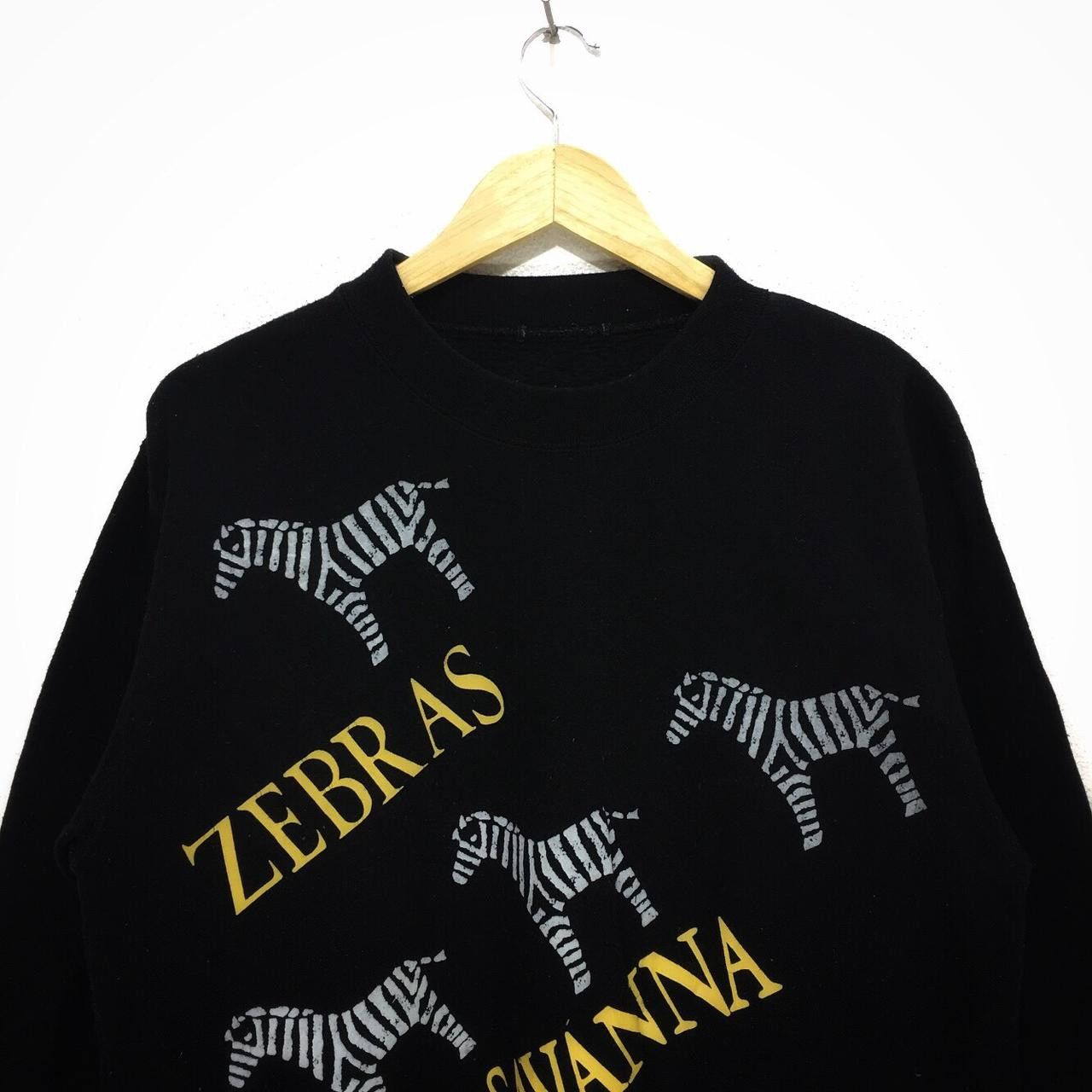 Vintage Vintage ZEBRA SAVANA SAFARI Pop Art Logo Crewneck Size M / US 6-8 / IT 42-44 - 2 Thumbnail