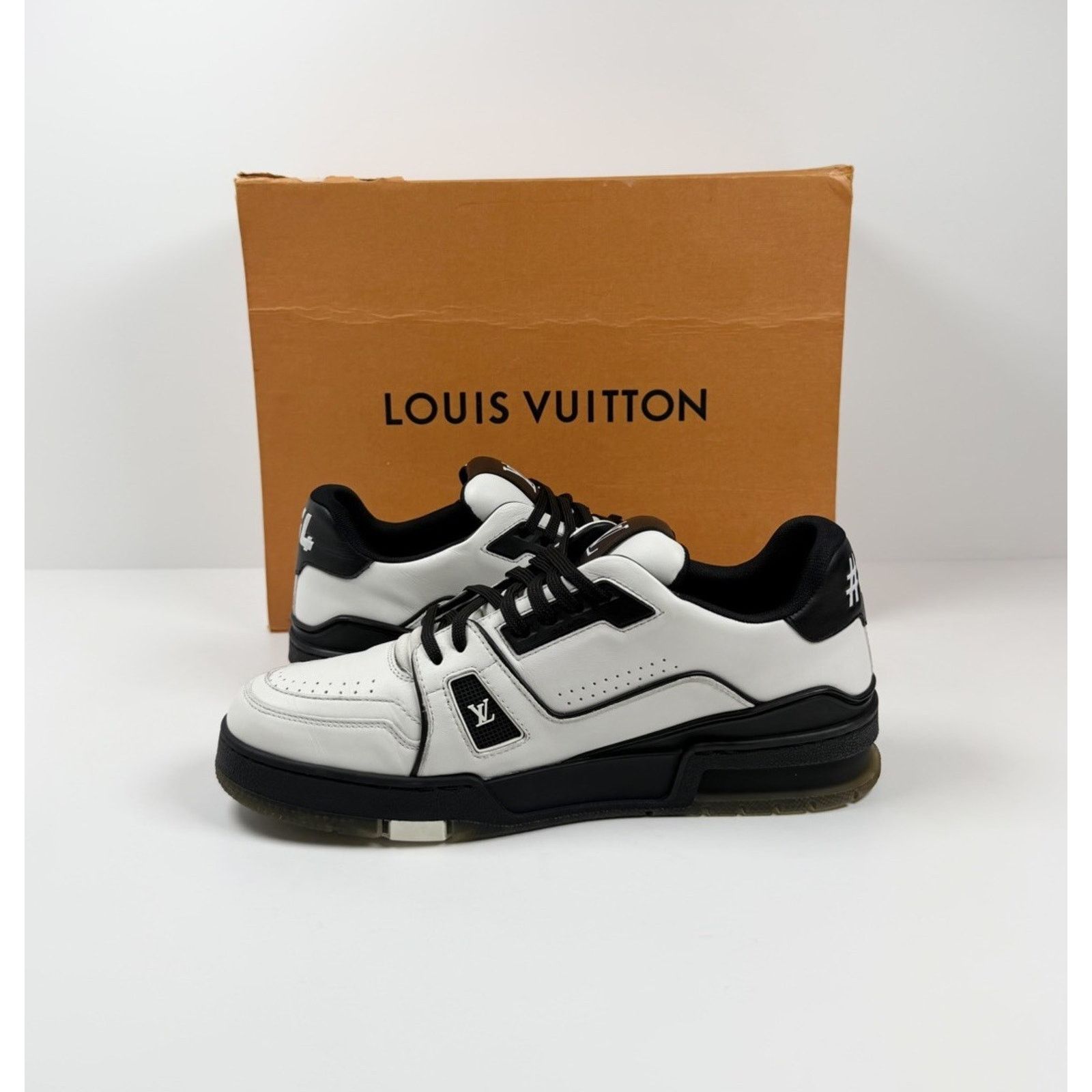 Louis Vuitton Size 7UK/8US - Louis Vuitton White Black Trainers Size US 8 / EU 41 - 6 Thumbnail