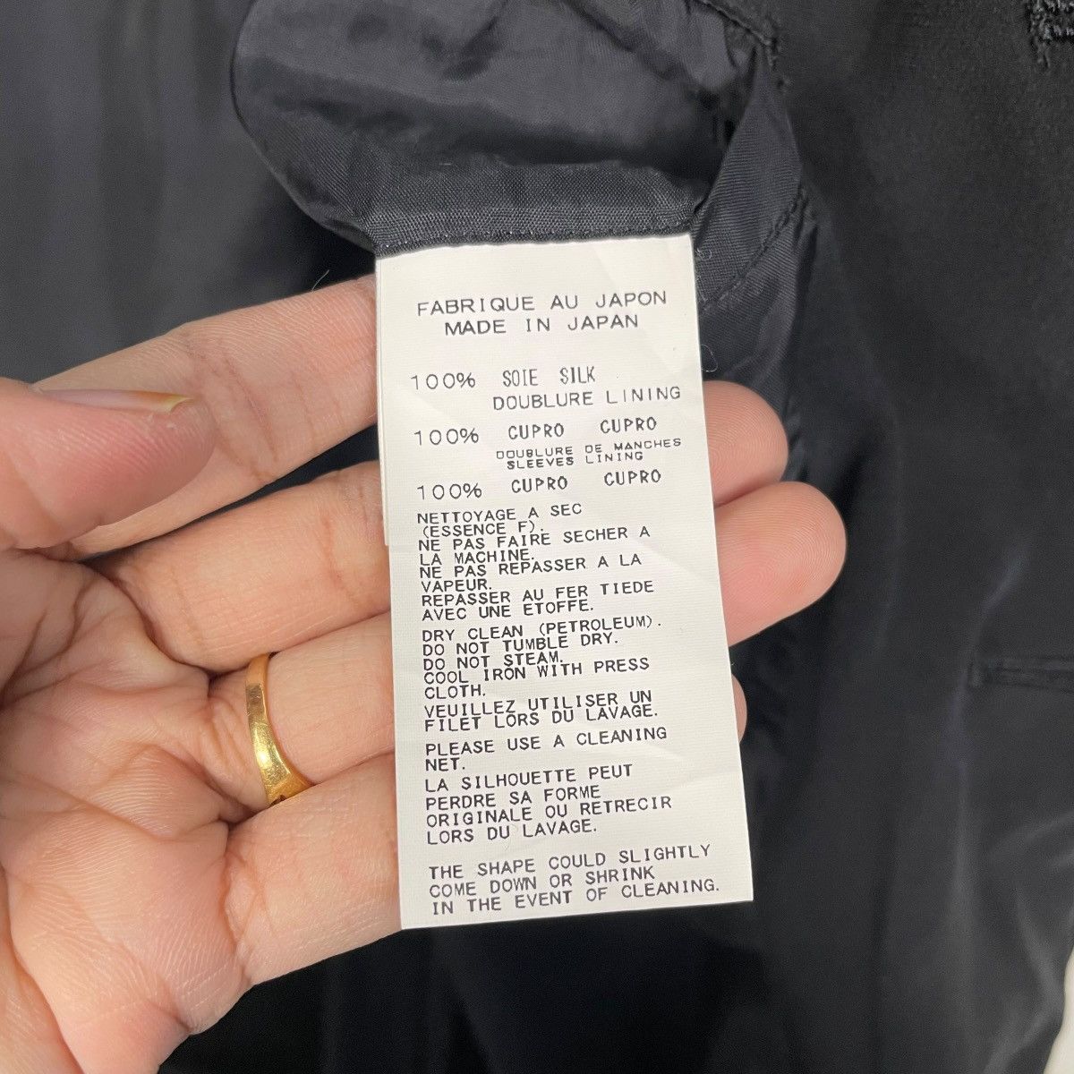 Yohji Yamamoto Yohji Yamamoto Signature Cupro Coat Size US M / EU 48-50 / 2 - 17 Thumbnail