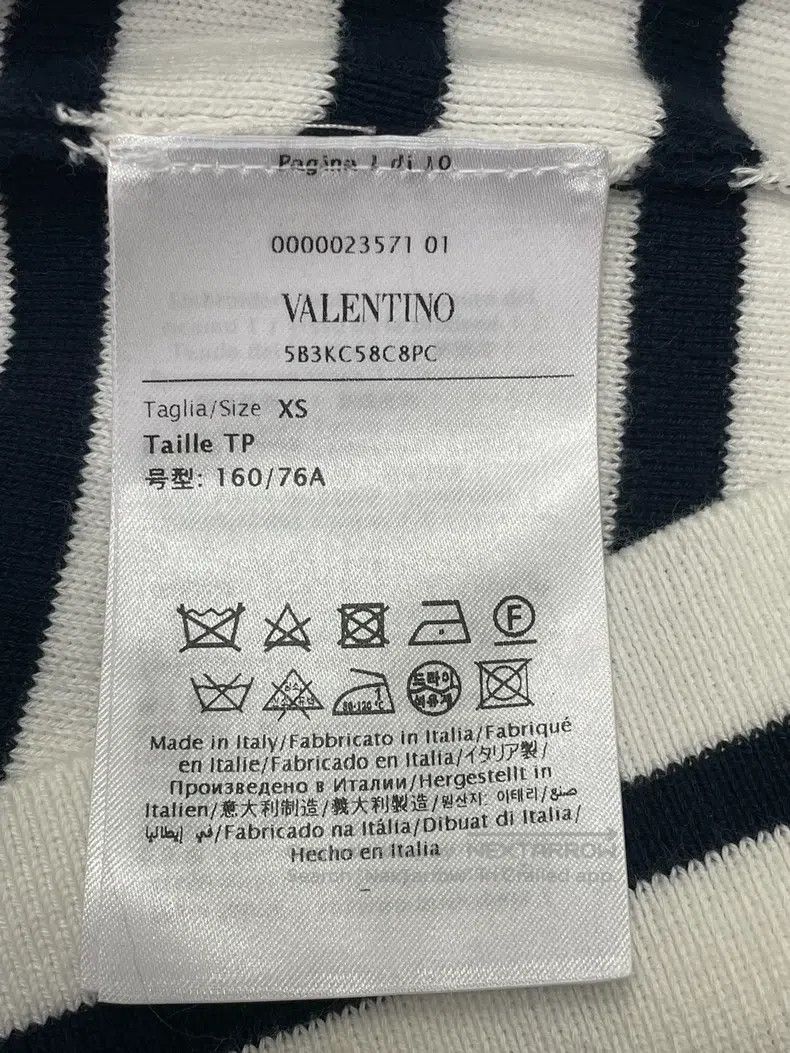 Valentino Valentino Beaded black and white gold buttoned striped kni Size S / US 4 / IT 40 - 5 Thumbnail