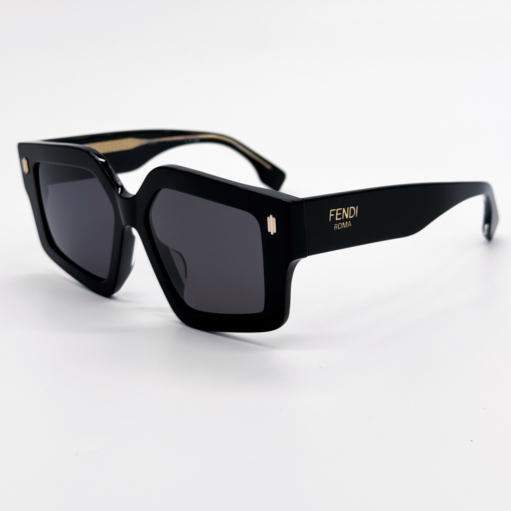 Fendi NEW FE40162F 01A GEOMETRIC WOMEN SUNGLASSES FENDI Size ONE SIZE - 5 Thumbnail