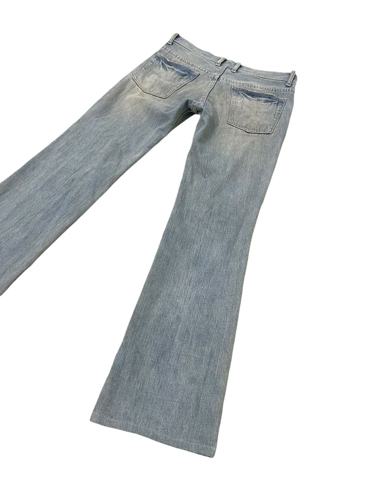 Japanese Brand Flare Jeans Klein Plus Faded Distress Boot Cut 1🟦4 Size US 30 / EU 46 - 13 Thumbnail