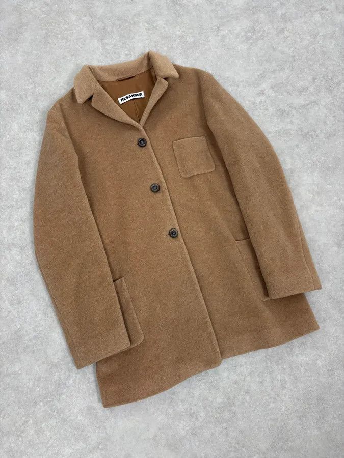 Jil Sander 2000s Jil Sander Beige Long Minimalist Coat Size US S / EU 44-46 / 1 - 4 Thumbnail