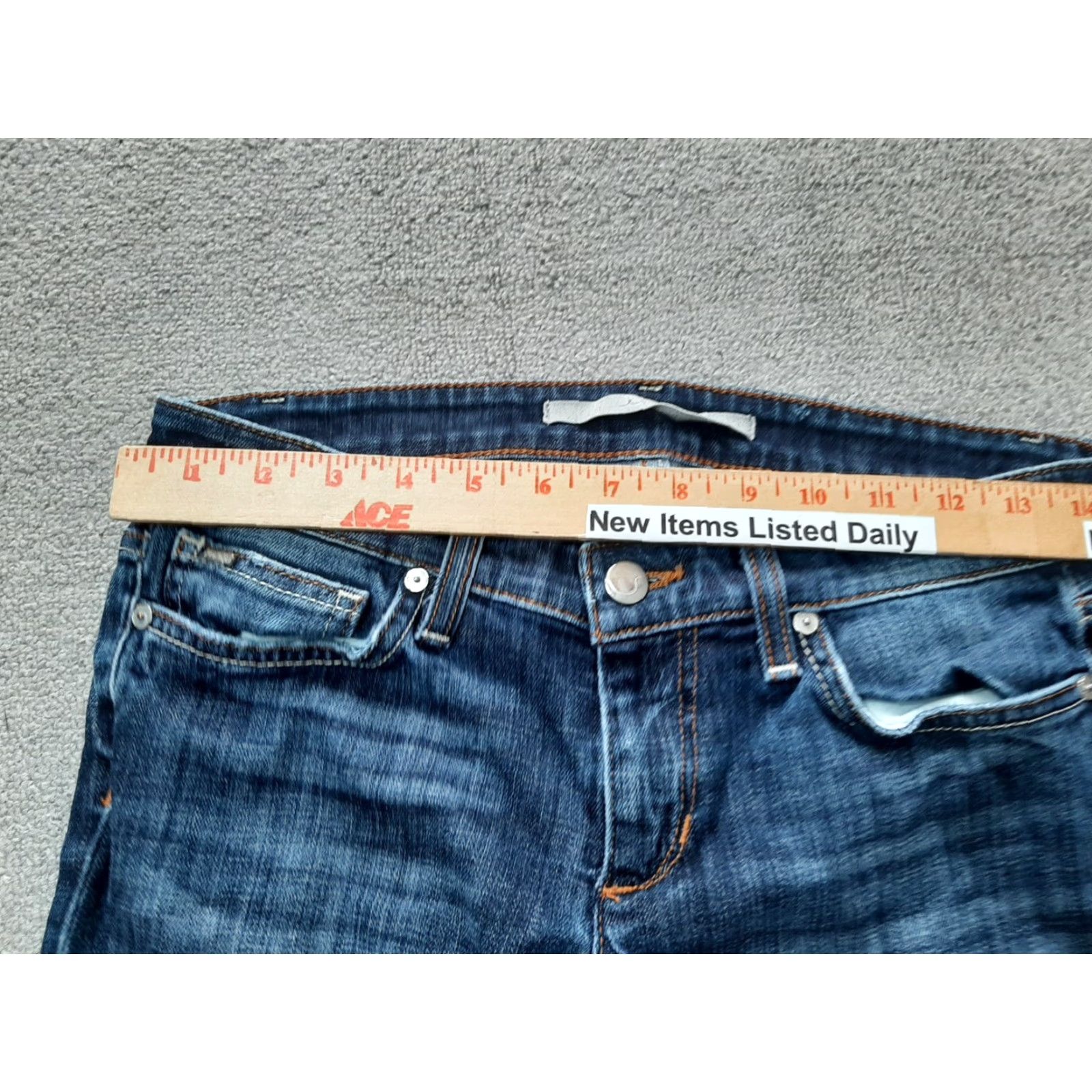Vintage Joe's Jeans Denim Cropped Jeans Womens 27x22 Blue Regular Crop 22in 27in Denim Jeans Woman Size 27 Cropped Blue Joe's Jeans Size 27" / US 4 / IT 40 - 3 Thumbnail