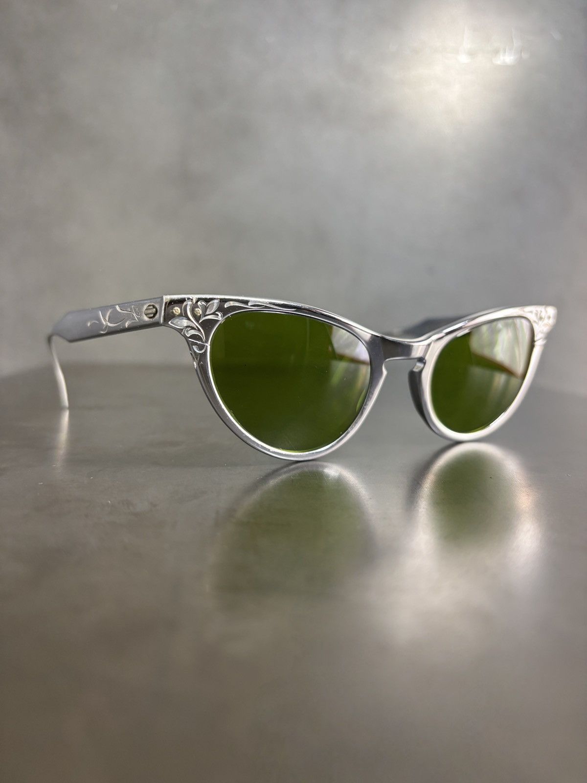 1960s ArtCraft Sunglasses True Vintage Aluminum Frames MCM