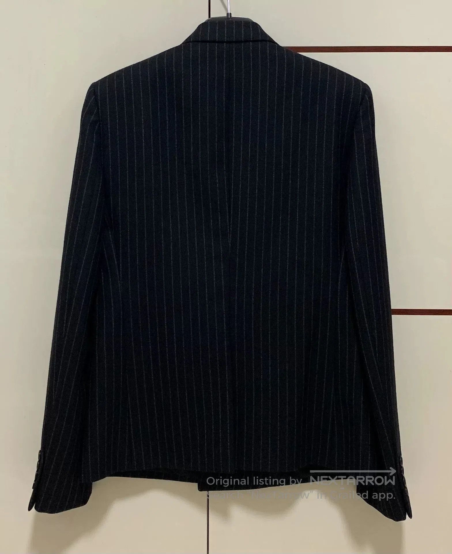 Saint Laurent Paris Saint Laurent Double-Breasted Pinstripe Blazer. Size US S / EU 44-46 / 1 - 2 Thumbnail
