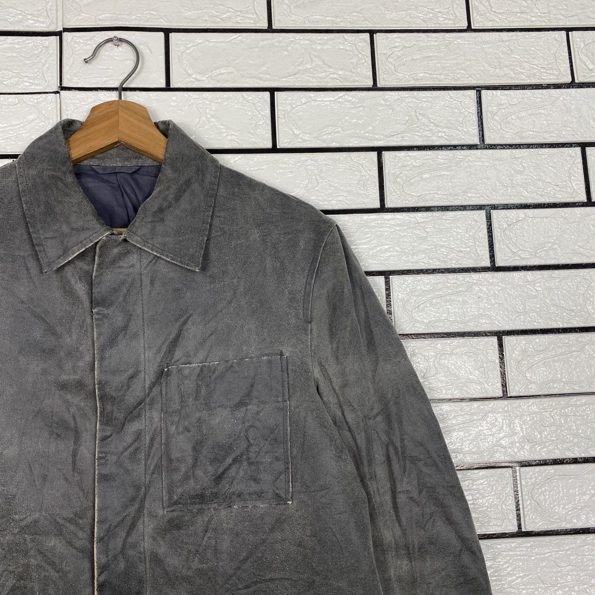 Calvin Klein 📌Vintage Chore Leather Jacket Worker Calvin Klein Size US M / EU 48-50 / 2 - 7 Thumbnail
