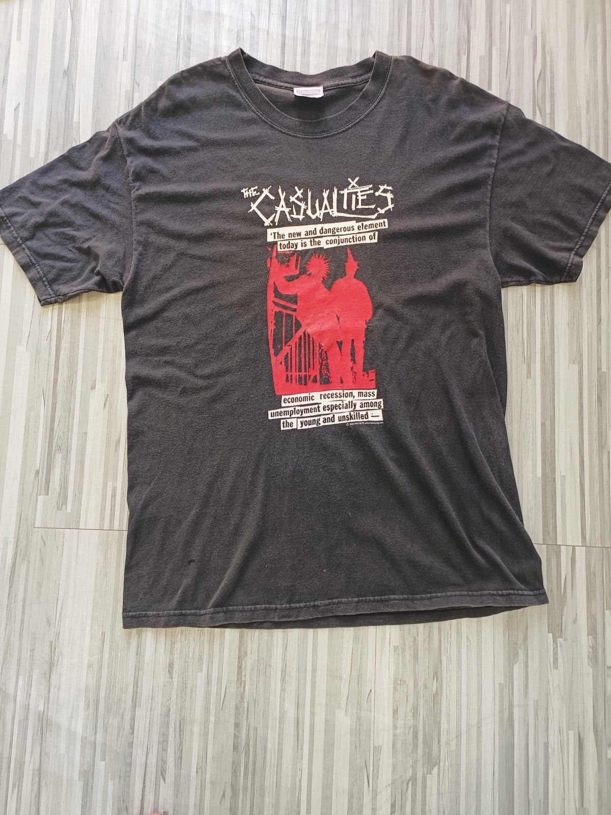 Band Tees × Vintage Vintage 2002 The Casualties Punk Size US L / EU 52-54 / 3 - 1 Thumbnail