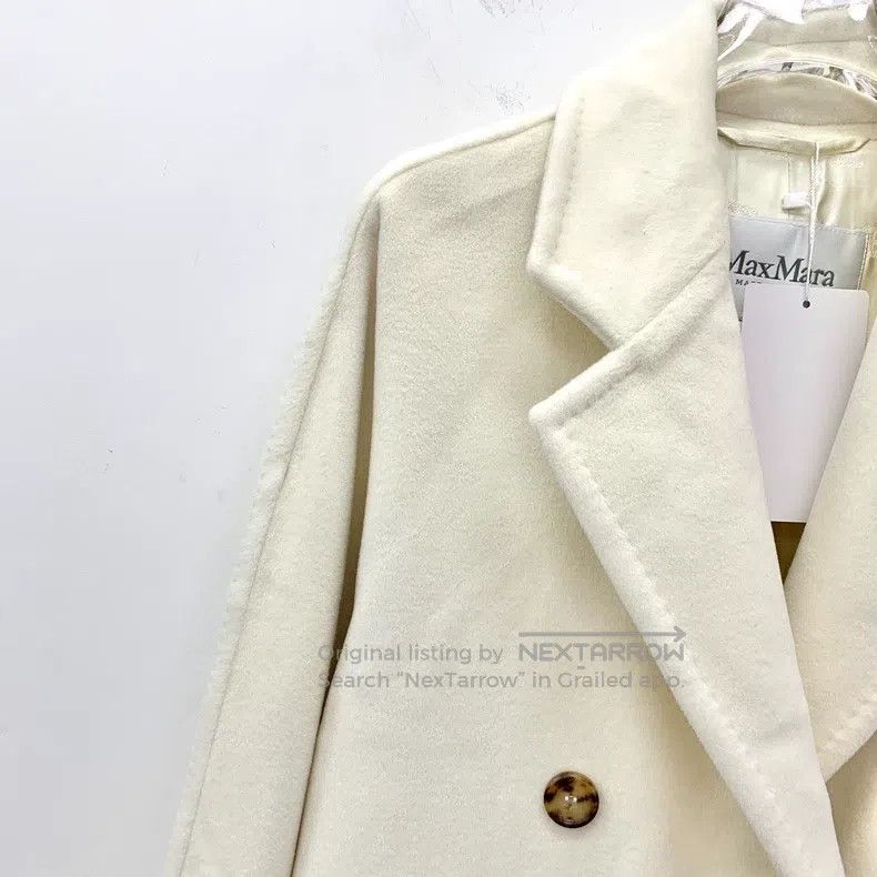 Other Max Mara Beige Wool Reversible Double Breasted Long-Sleeve Size S / US 4 / IT 40 - 3 Thumbnail