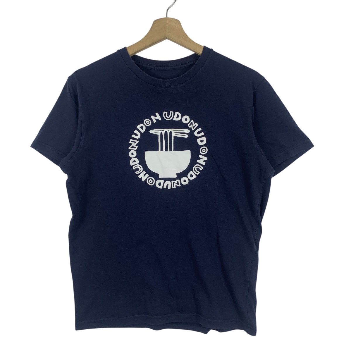 Uniqlo UNIQLO UDON JAPAN Moji Rippotai Kanji Cubes Tee Shirt Top Size US S / EU 44-46 / 1 - 5 Thumbnail