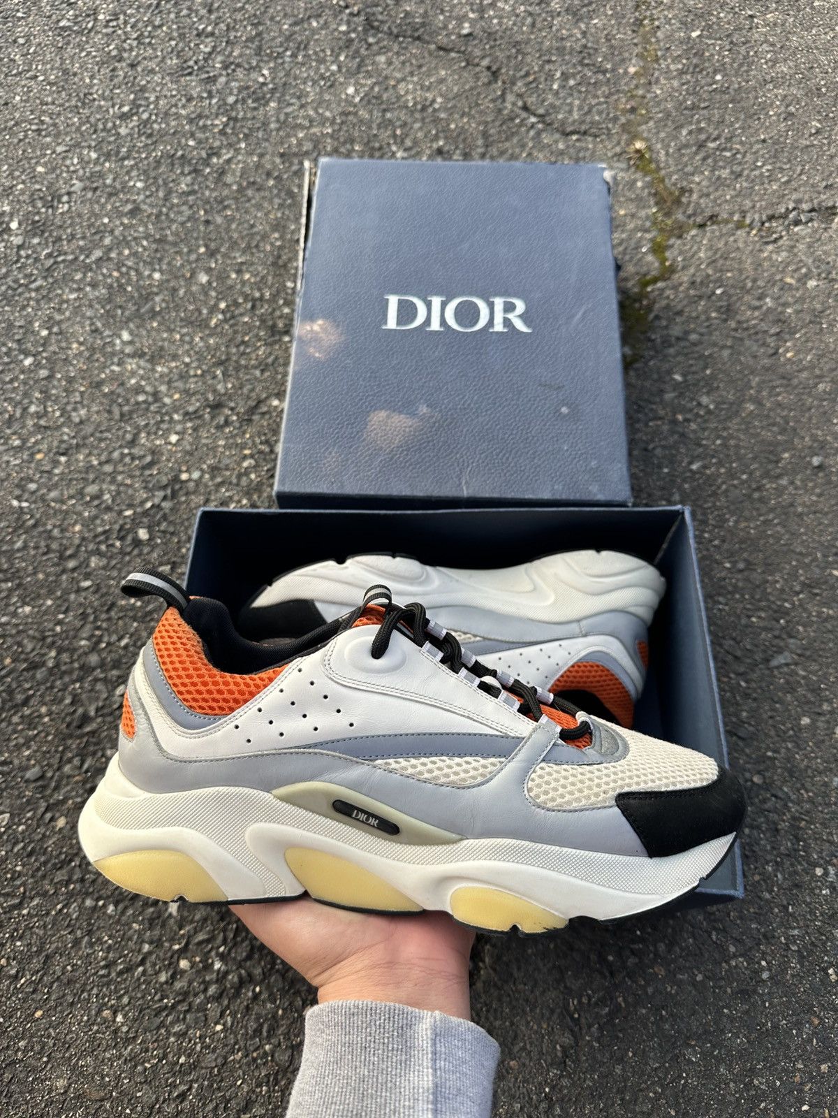 Dior B22 Gray/Orange