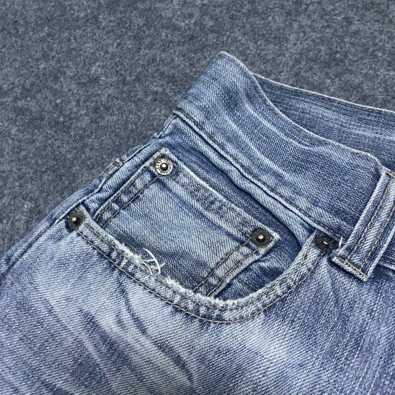 If Six Was Nine Origin Jeans Patchwork Japanese Brand Flare Denim Size US 30 / EU 46 - 5 Thumbnail