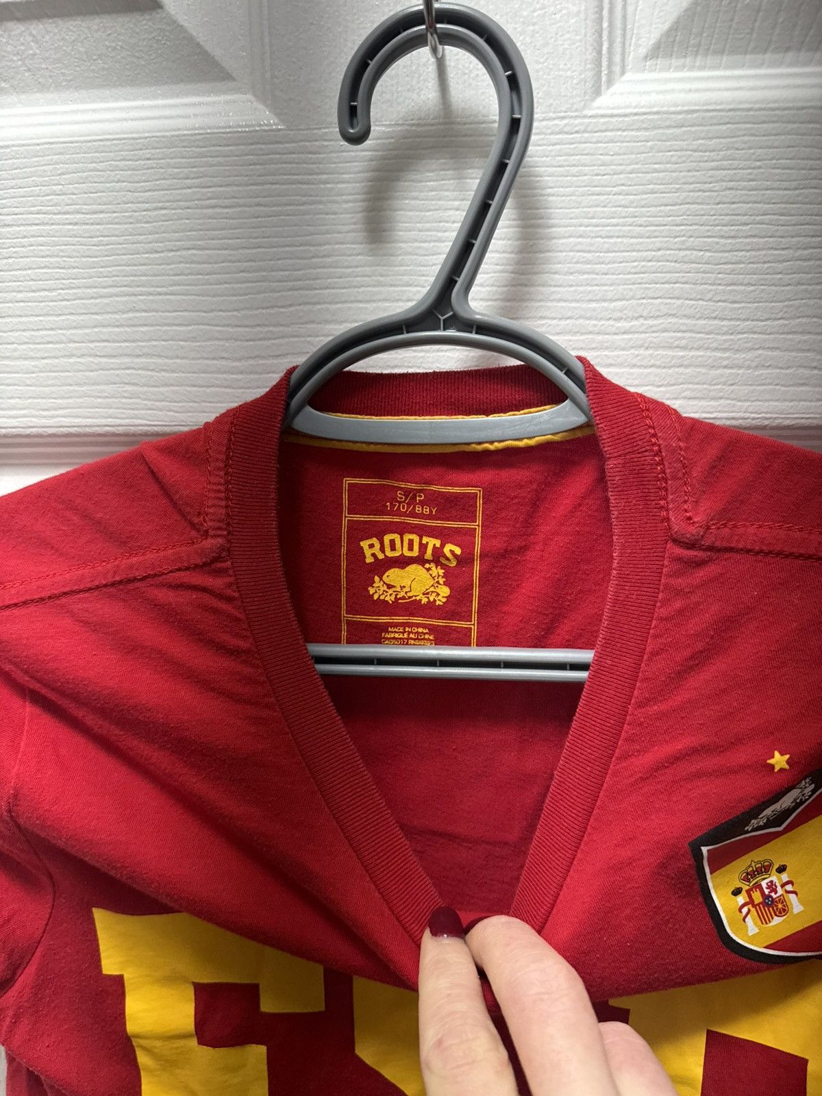 Roots Roots ESP Spain Football Soccer Shirt Red #6 Mikel Merino Size US S / EU 44-46 / 1 - 4 Thumbnail