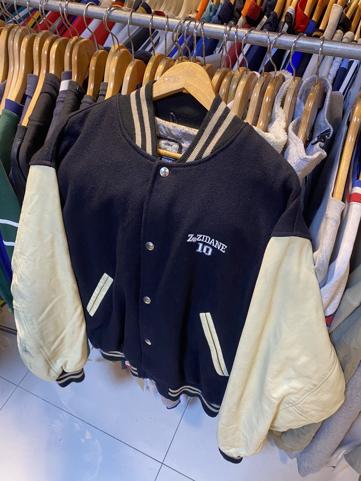 Vintage Rare Vintage Z.Zidane Varsity Jacket Size US XXL / EU 58 / 5 - 3 Thumbnail
