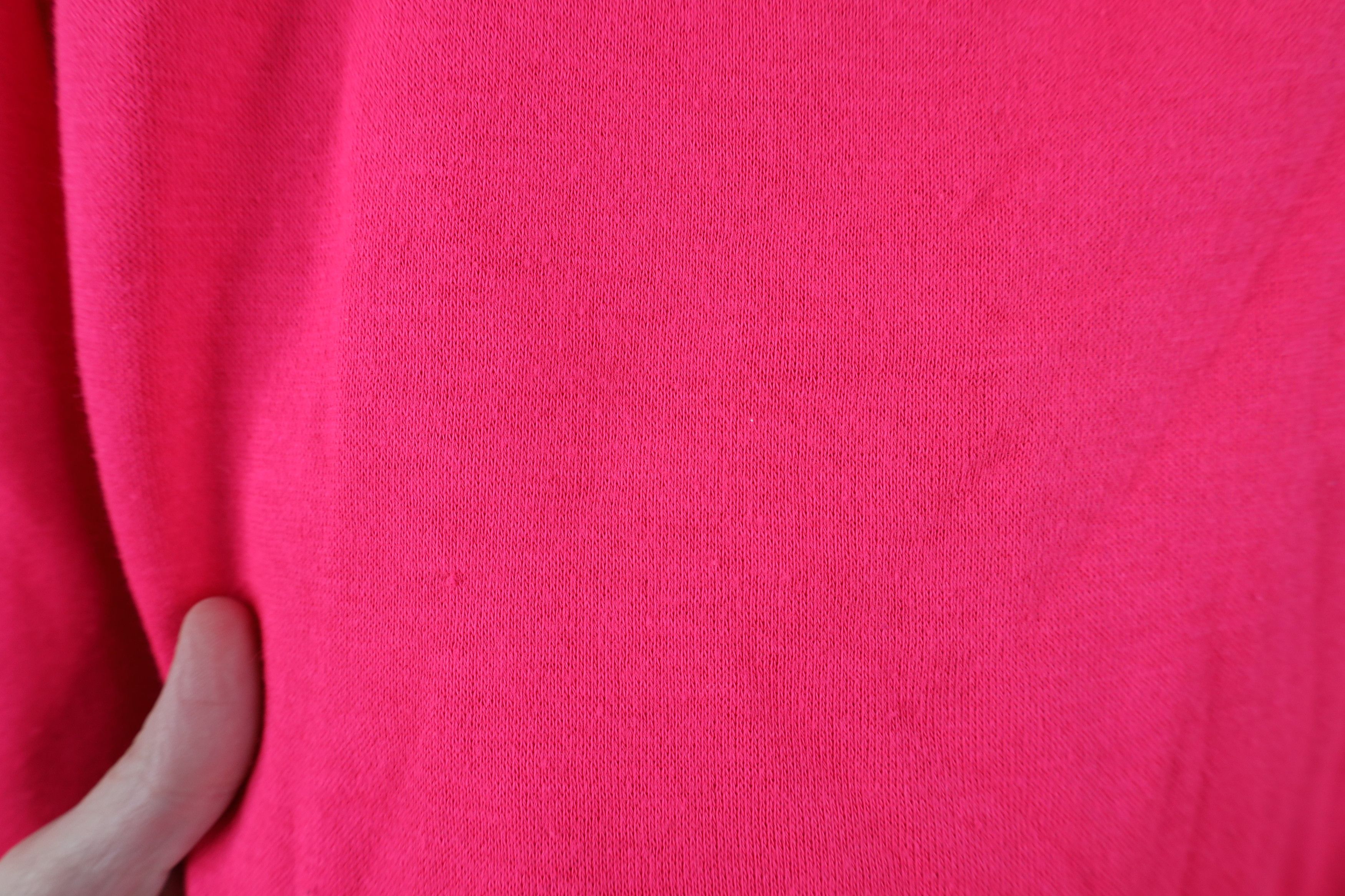 Vintage Vintage 70s Streetwear Crewneck Sweatshirt Neon Pink USA Size M / US 6-8 / IT 42-44 - 6 Thumbnail