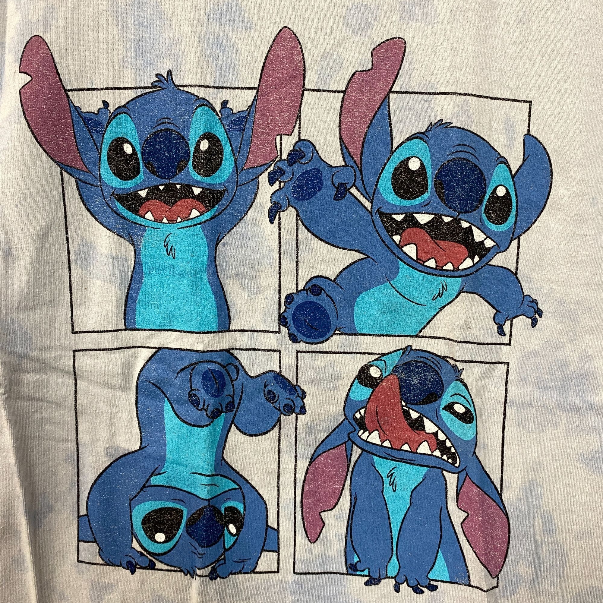 Disney Lilo & Stitch Disney Movie Stitch Expressions Tie Dye T-Shir Size US XS / EU 42 / 0 - 2 Thumbnail