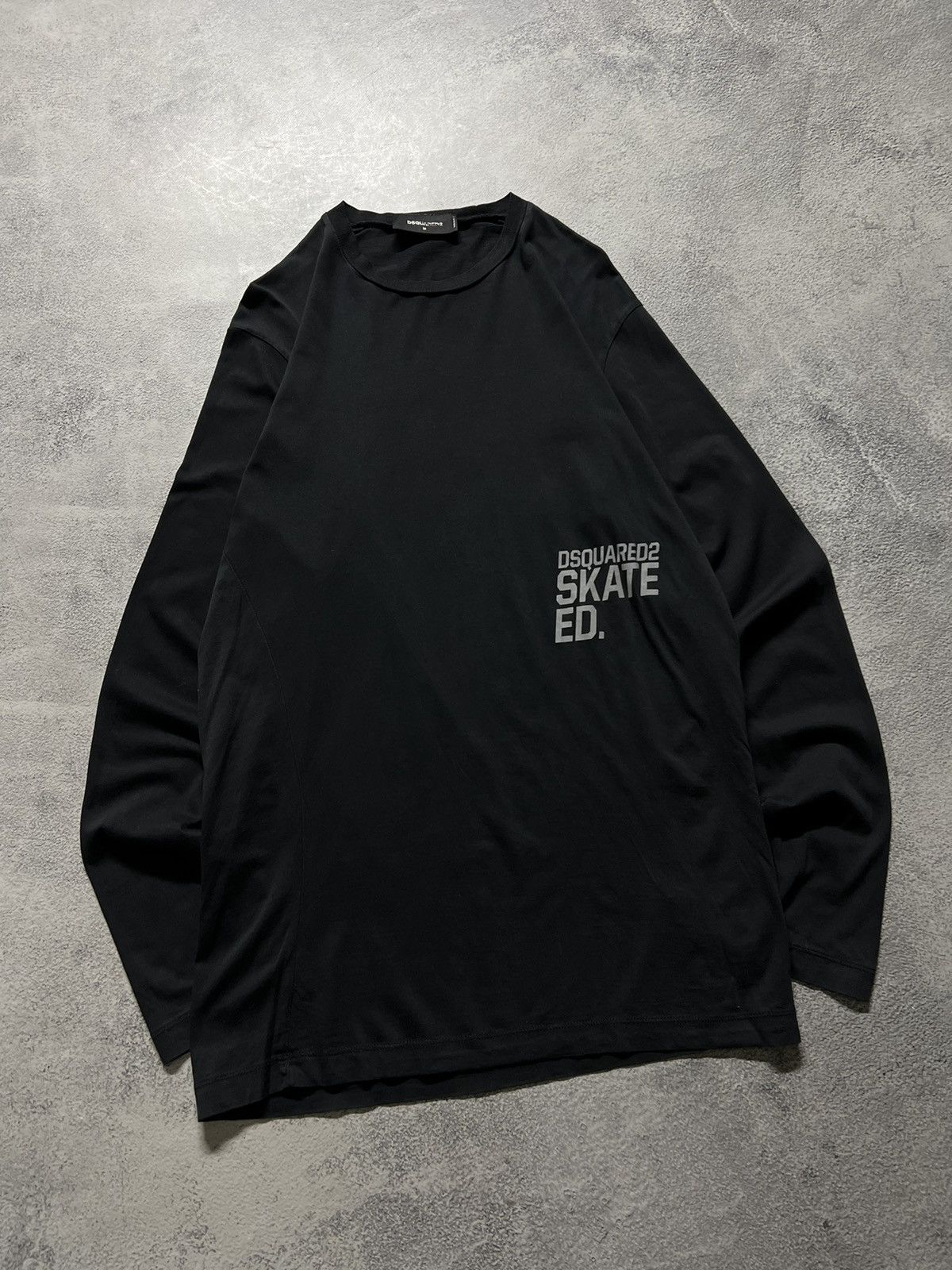 Dsquared2 Vintage Y2k Dsquared 2 Skate Ed🖤 Reflective Logo Long Sleeve Size US M / EU 48-50 / 2 - 11 Thumbnail